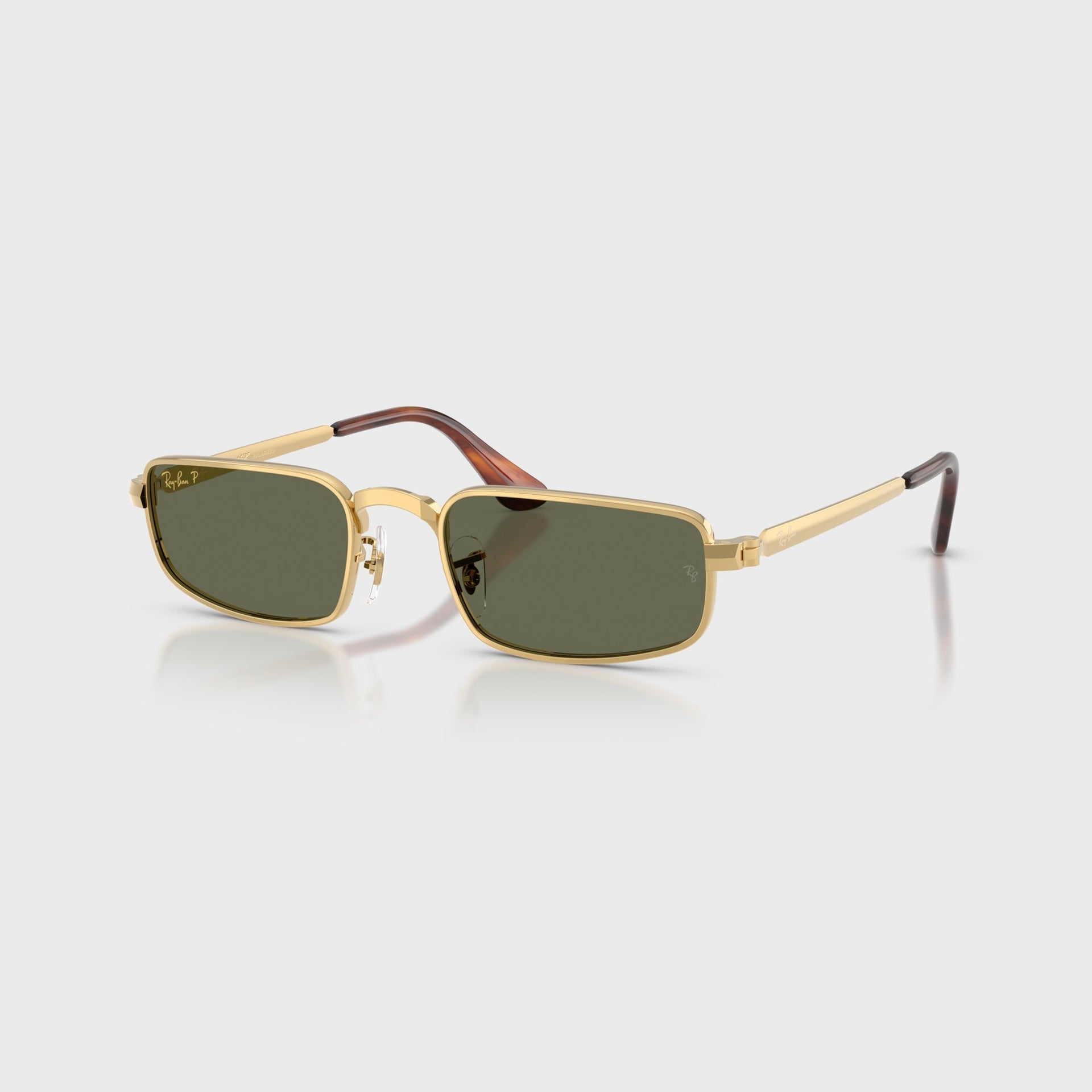 Ray Ban x A$AP ROCKY Bold Metal Sunglasses - Gold / Green