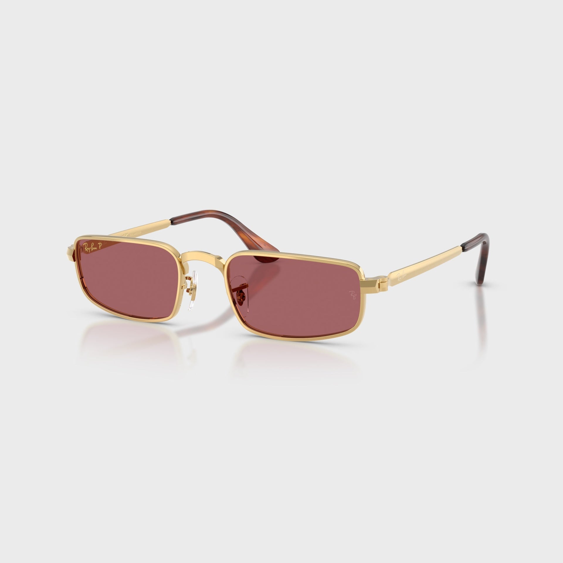 Ray Ban x A$AP ROCKY Bold Metal Sunglasses - Gold / Purple