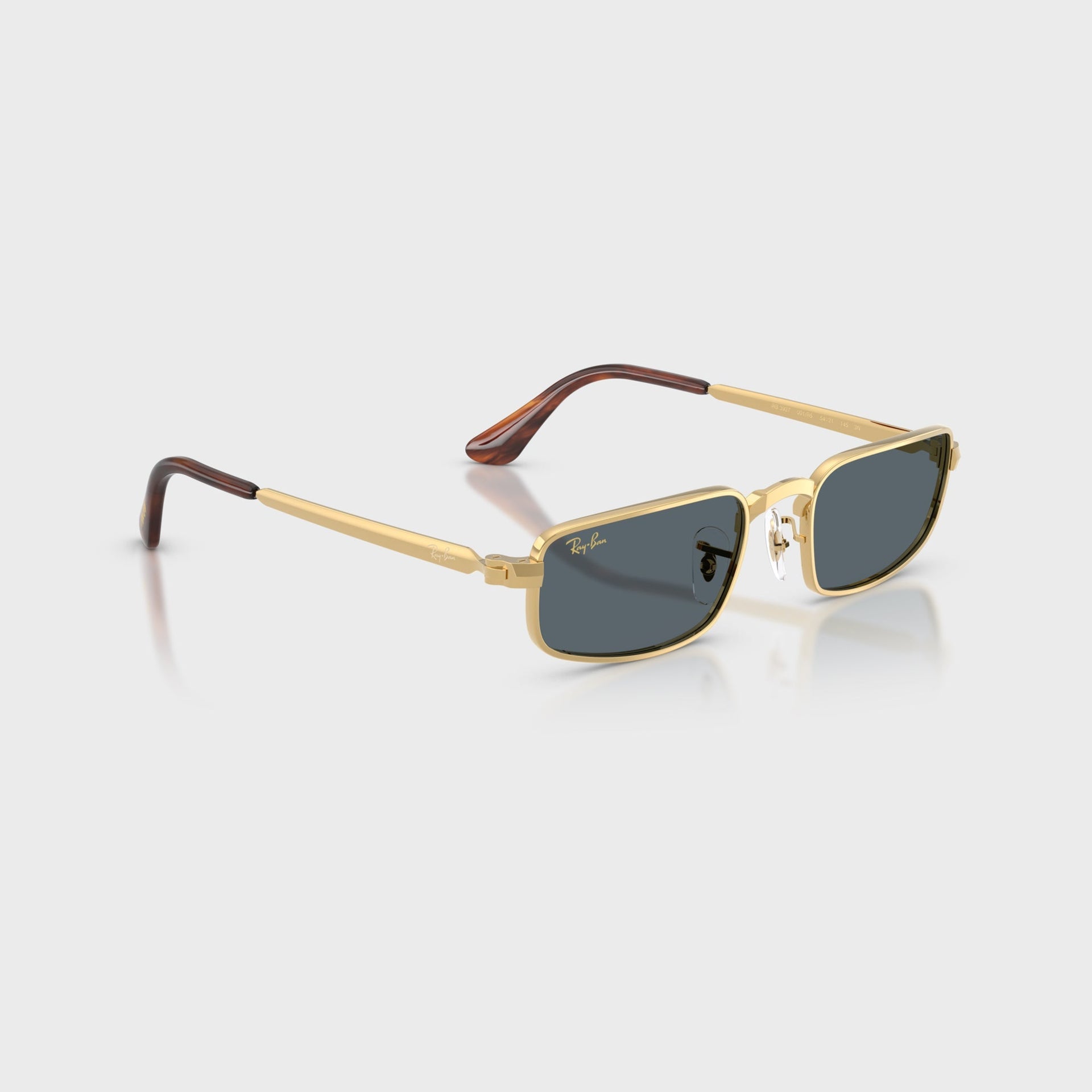Ray Ban x A$AP ROCKY Bold Metal Sunglasses - Gold / Blue