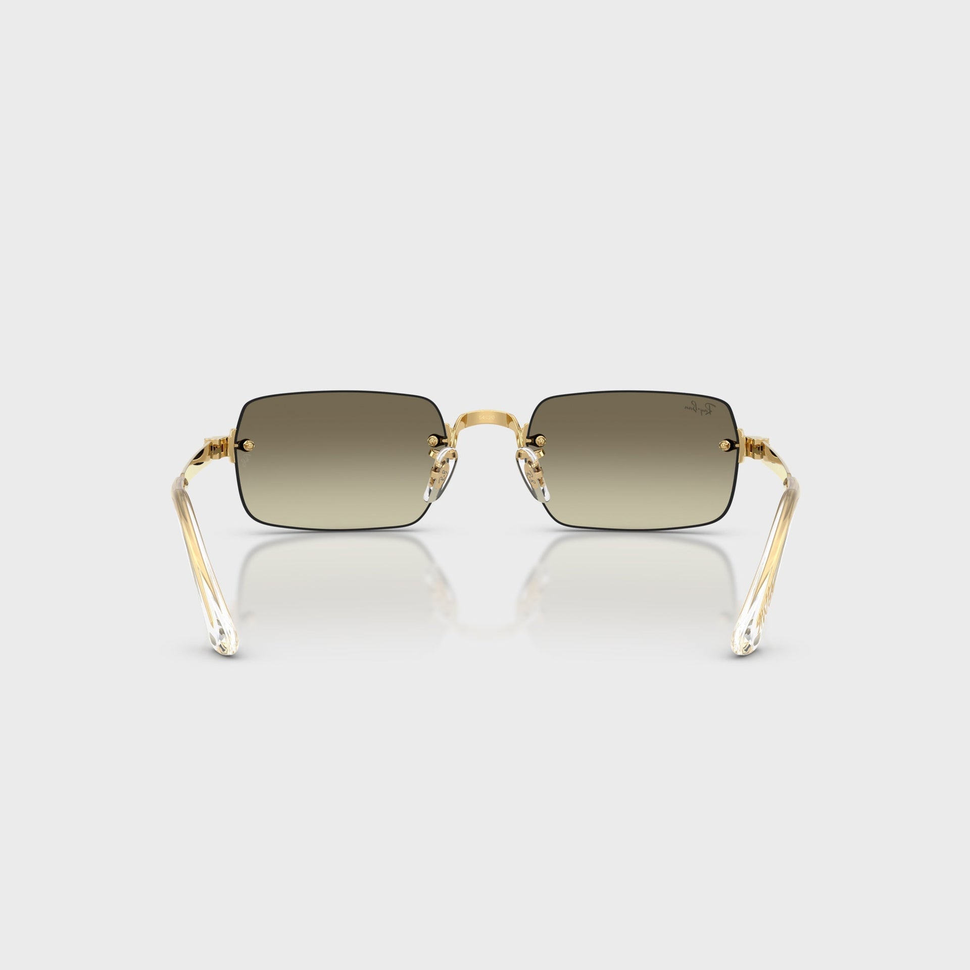 Ray Ban x A$AP ROCKY Rimless Sunglasses - Gold / Brown