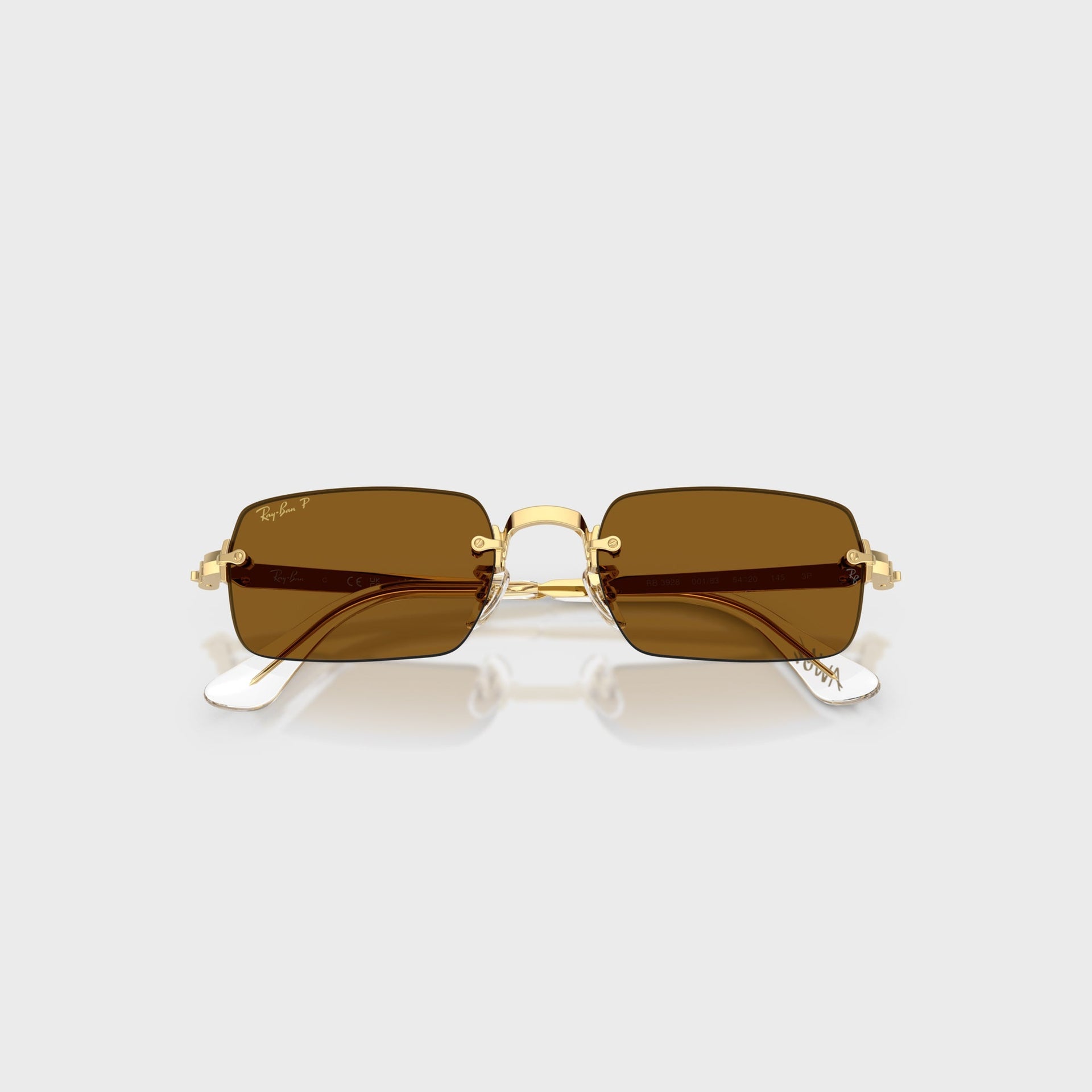Ray Ban x A$AP ROCKY Rimless Sunglasses - Gold / Brown