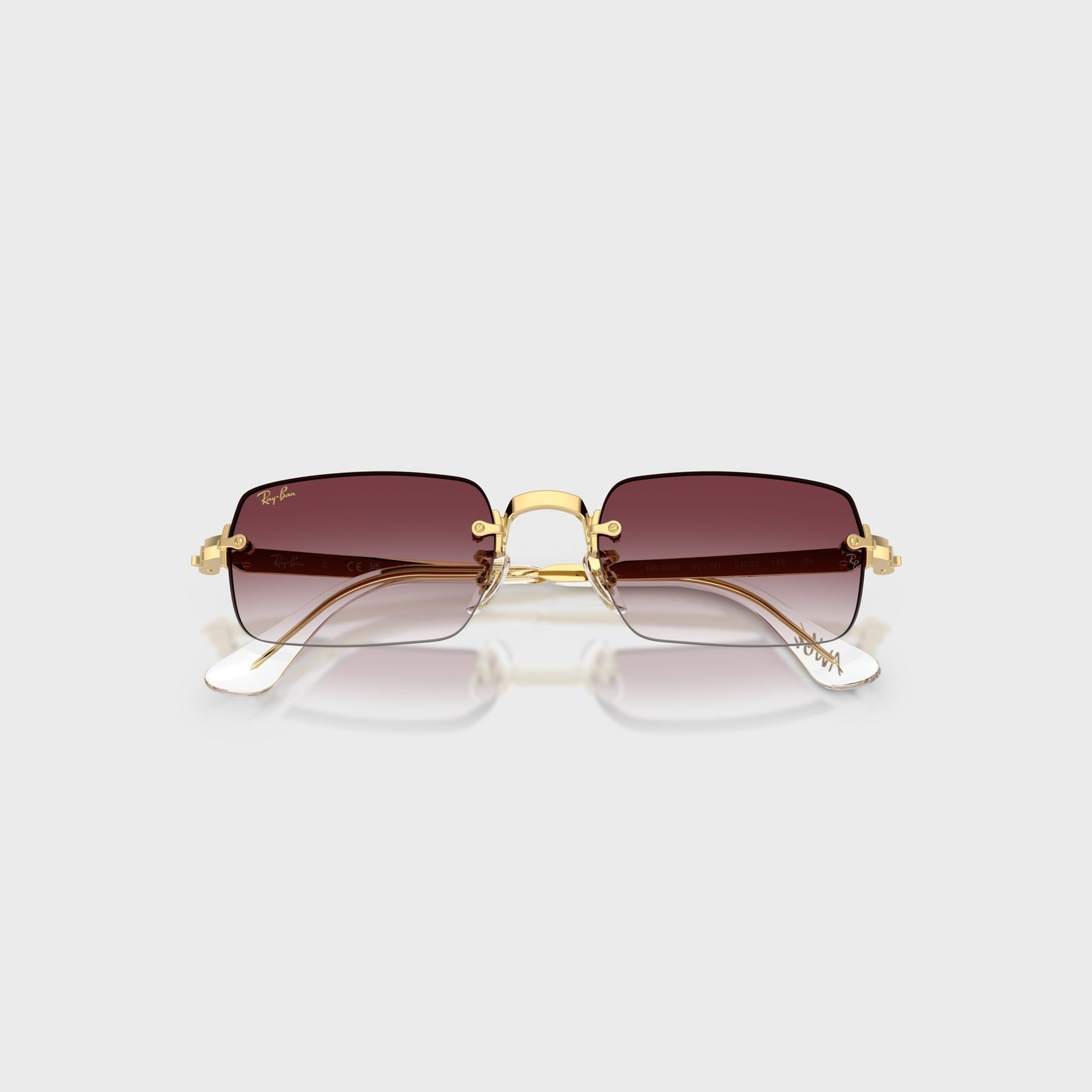 Ray Ban x A$AP ROCKY Rimless Sunglasses - Gold / Purple