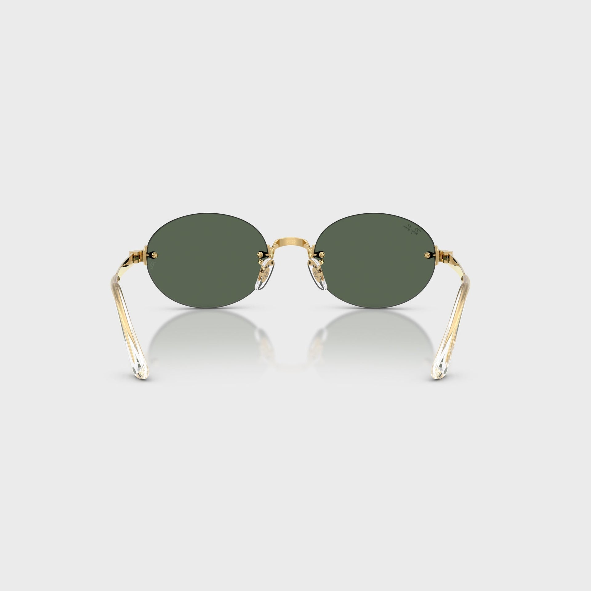 Ray Ban x A$AP ROCKY Rimless Sunglasses - Gold / Green