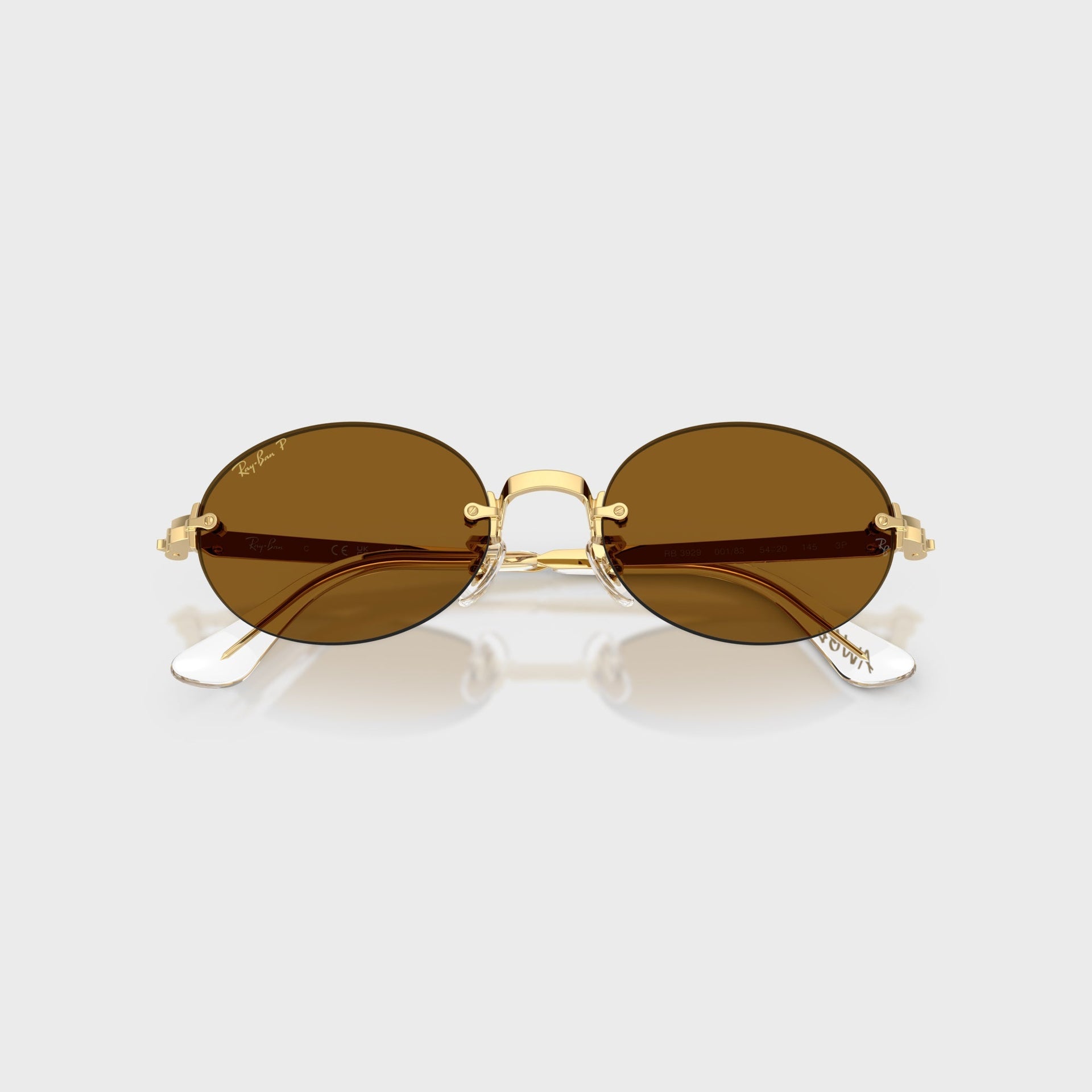 Ray Ban x A$AP ROCKY Rimless Sunglasses - Gold / Brown