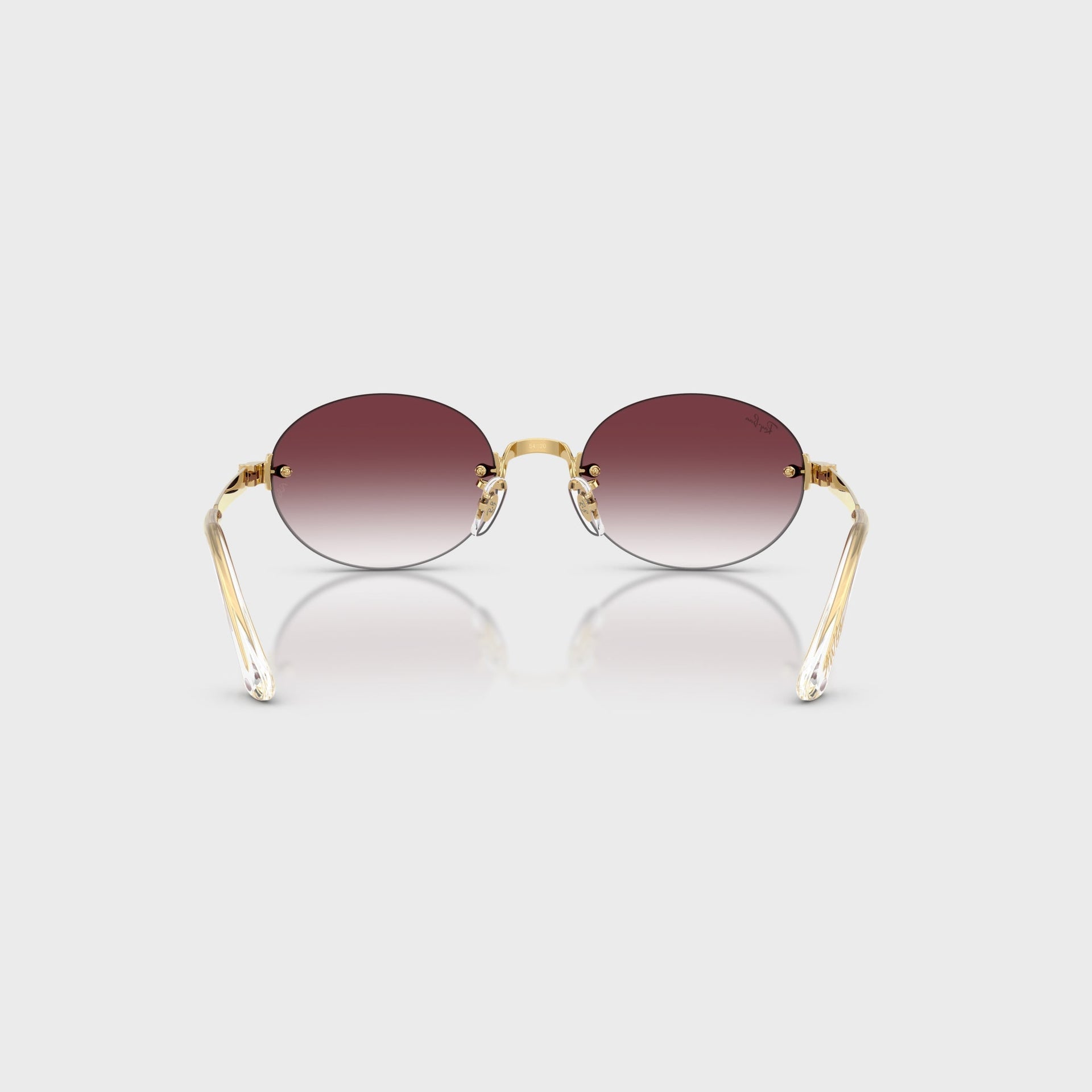 Ray Ban x A$AP ROCKY Rimless Sunglasses - Gold / Purple