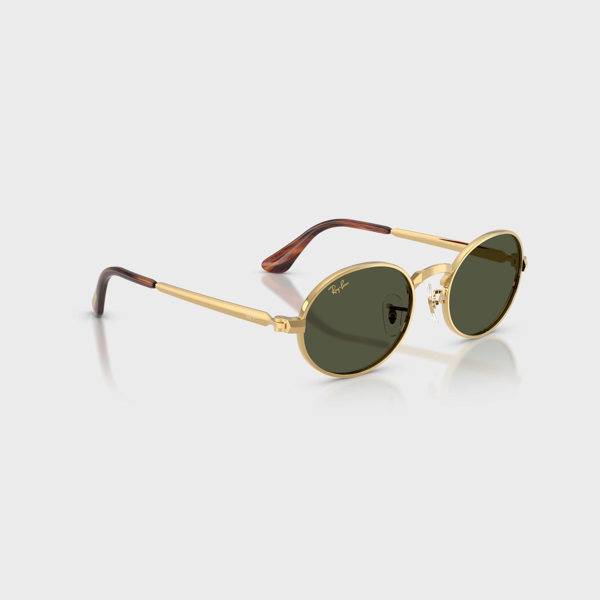 Ray Ban x A$AP ROCKY Bold Metal Sunglasses - Gold / Green