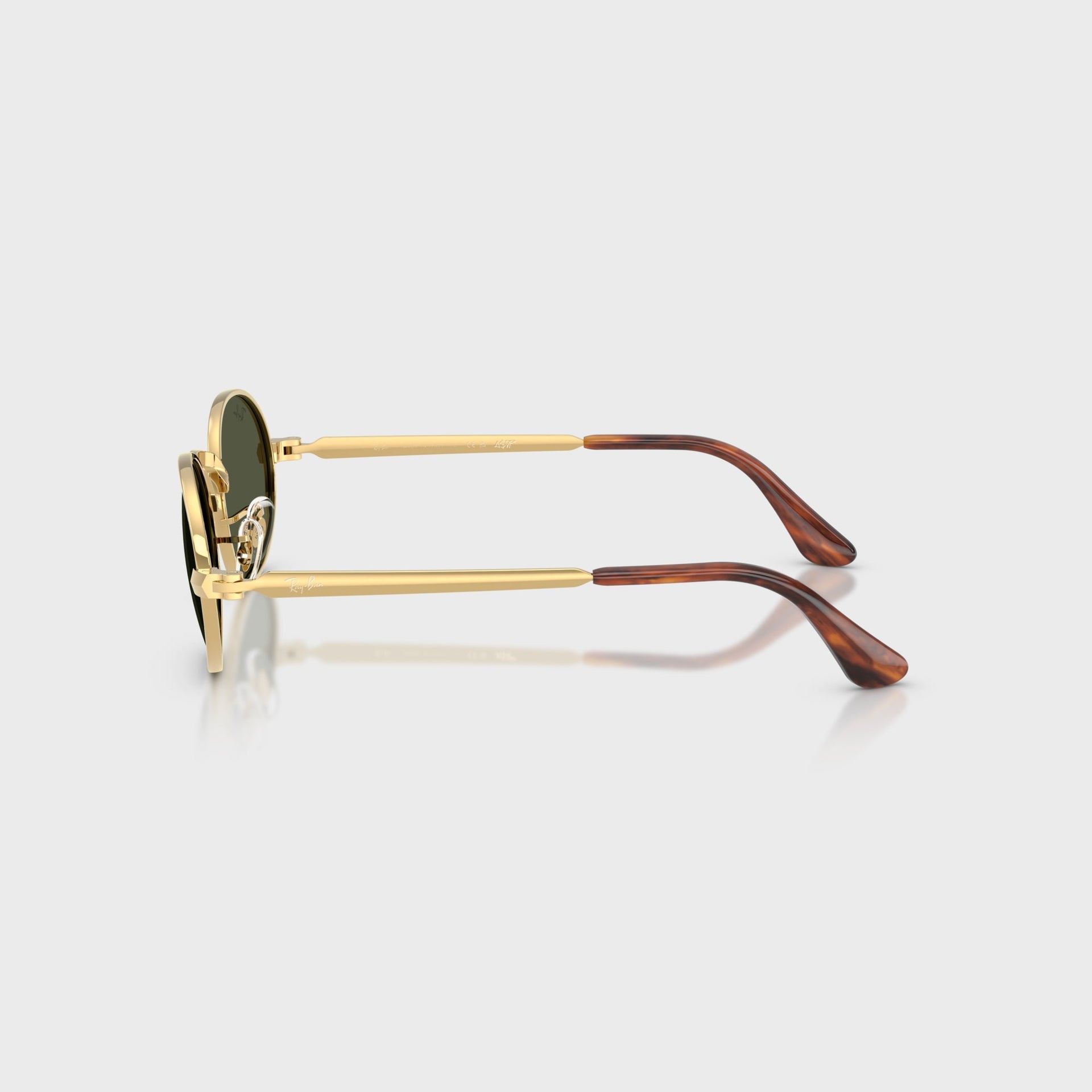 Ray Ban x A$AP ROCKY Bold Metal Sunglasses - Gold / Green