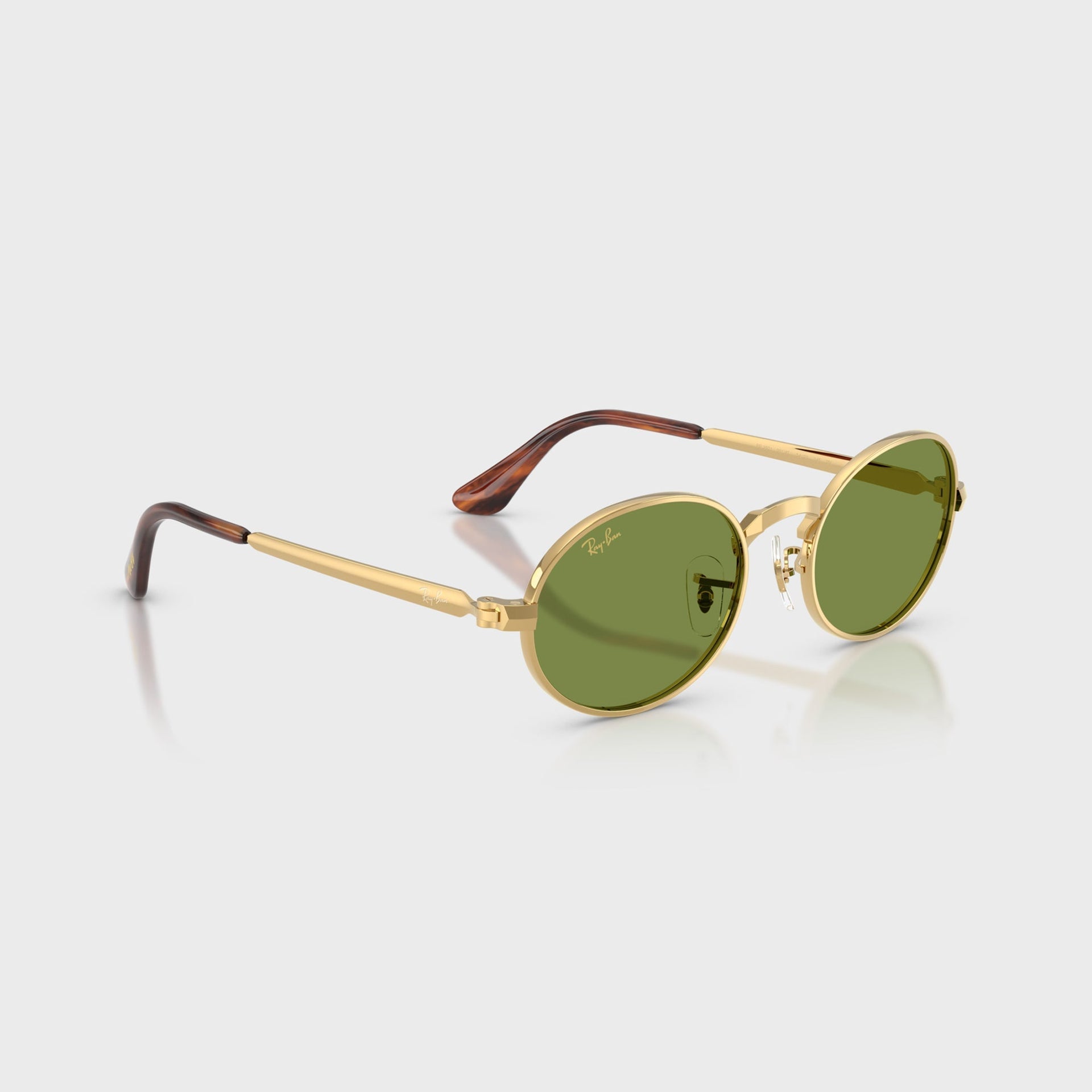 Ray Ban x A$AP ROCKY Bold Metal Sunglasses - Gold / Green
