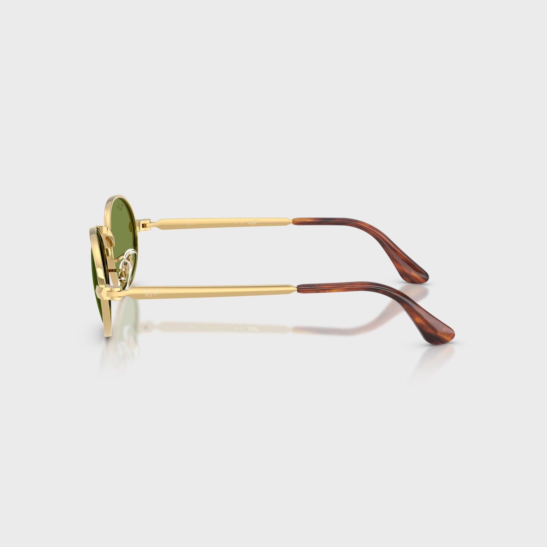 Ray Ban x A$AP ROCKY Bold Metal Sunglasses - Gold / Green