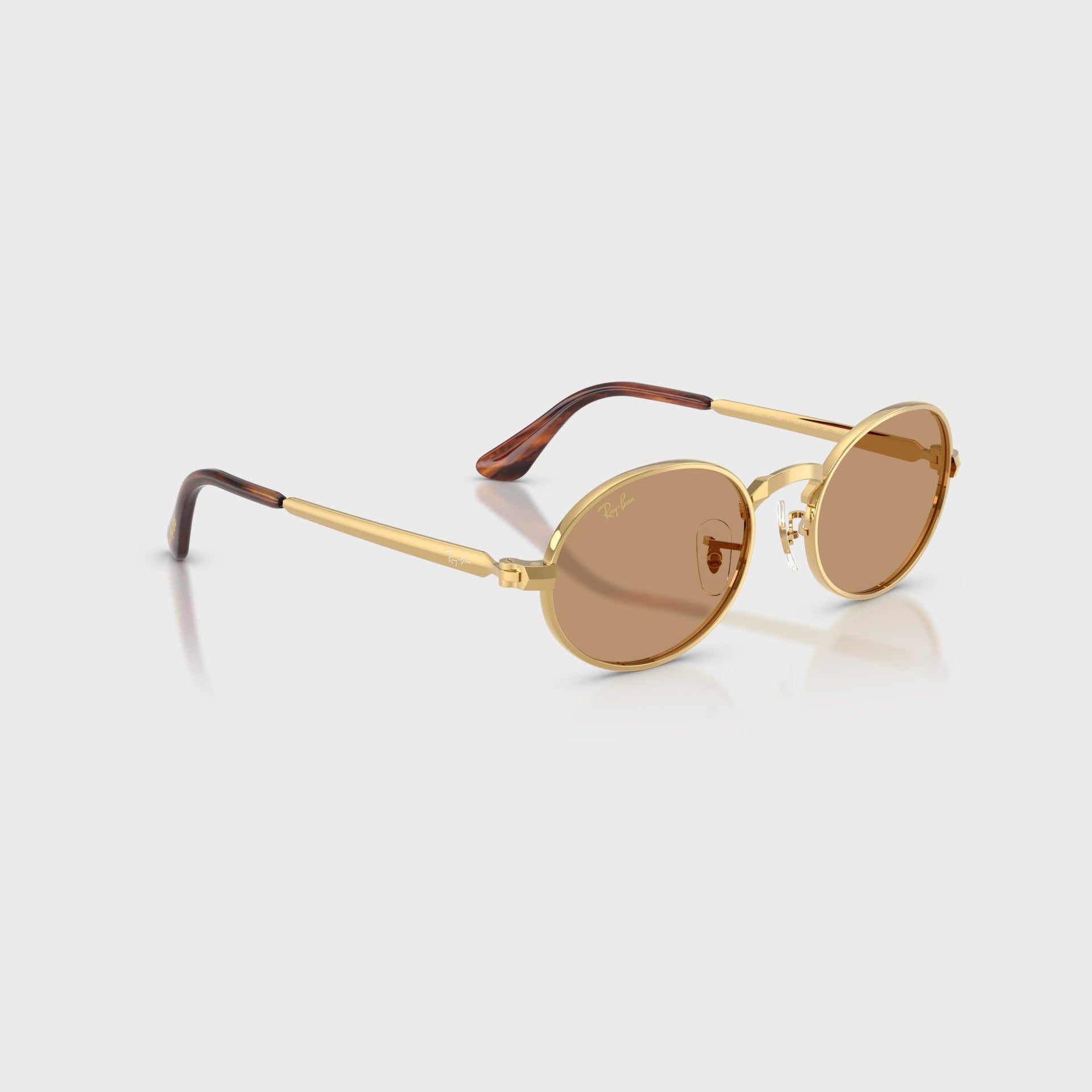 Ray Ban x A$AP ROCKY Bold Metal Sunglasses - Gold / Brown