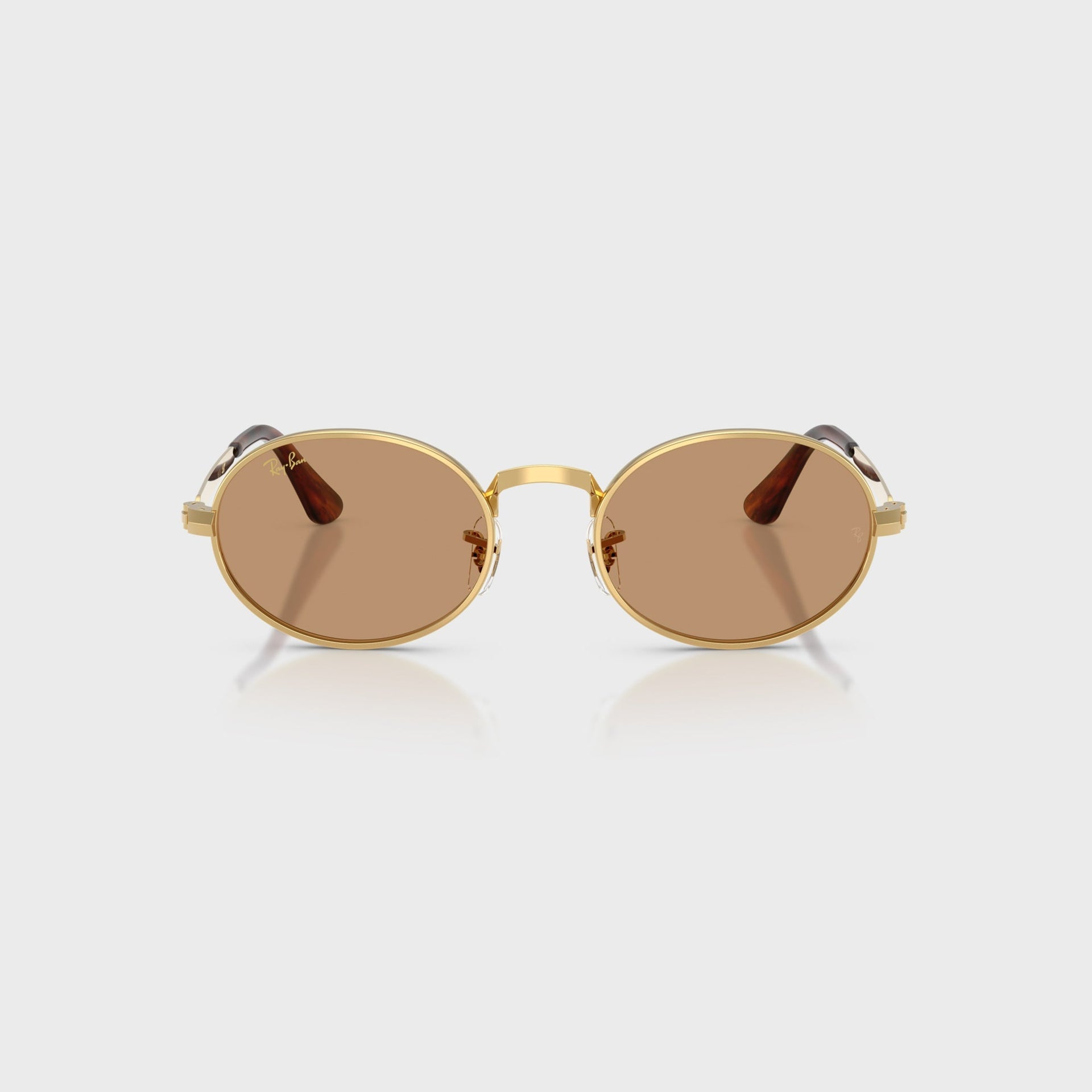 Ray Ban x A$AP ROCKY Bold Metal Sunglasses - Gold / Brown