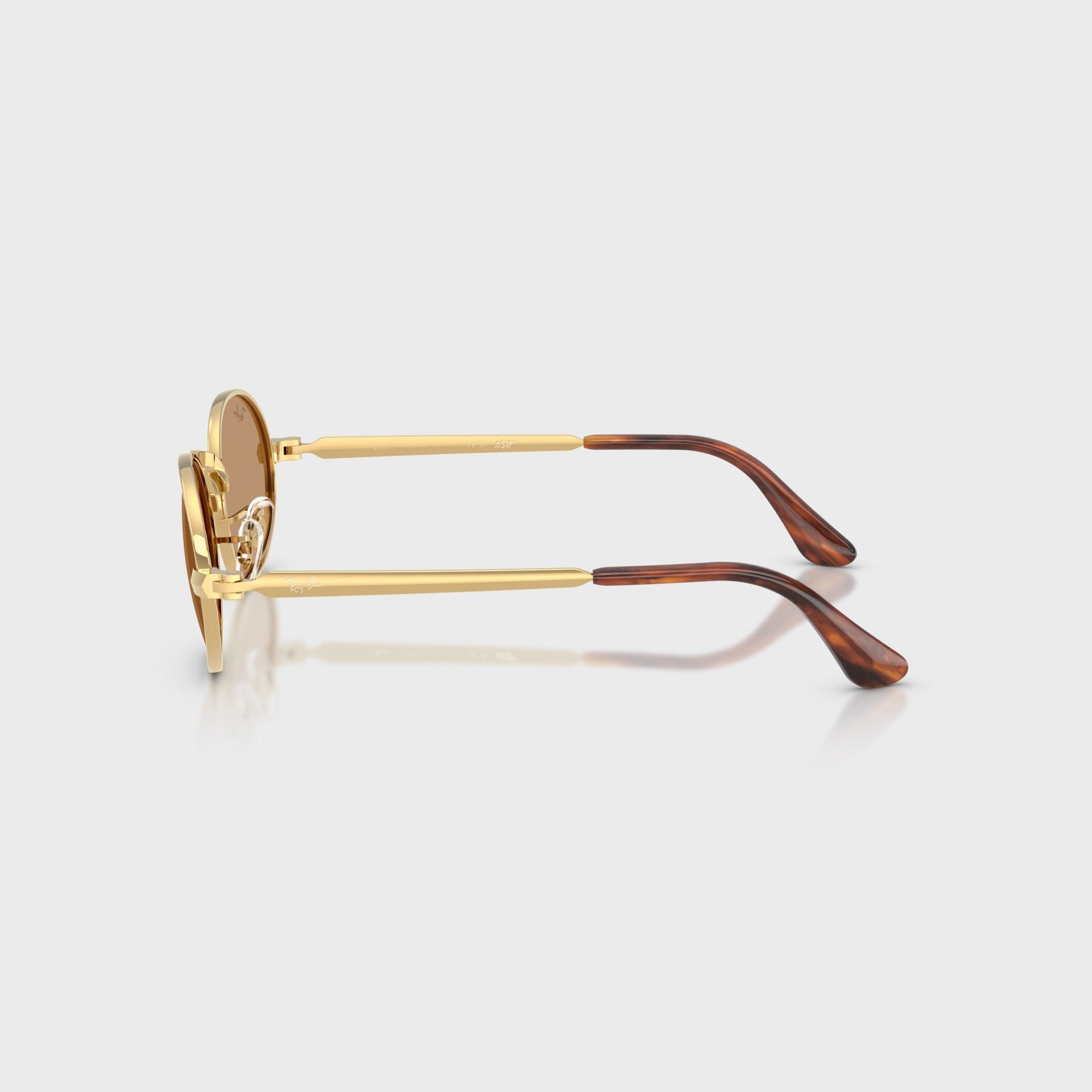 Ray Ban x A$AP ROCKY Bold Metal Sunglasses - Gold / Brown