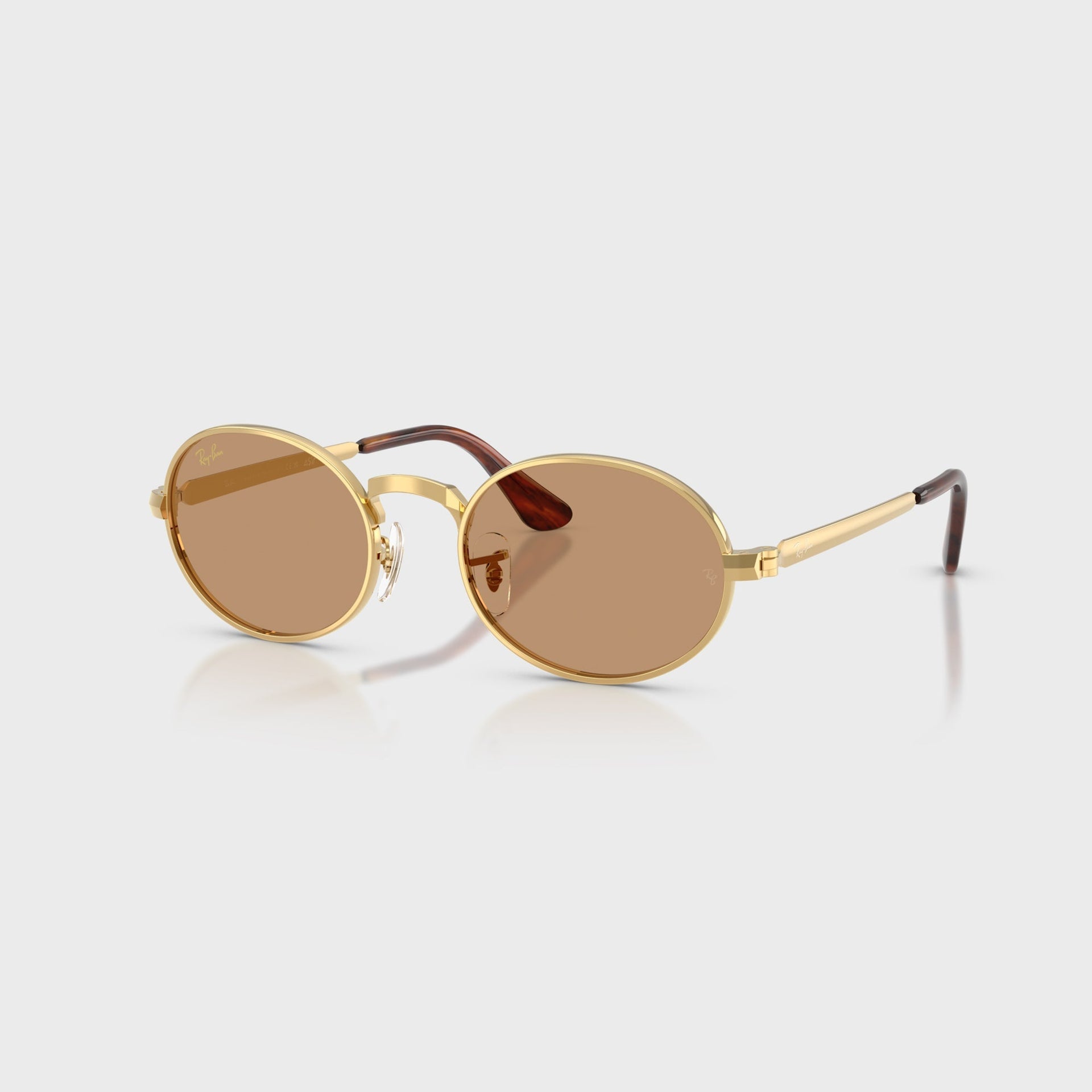 Ray Ban x A$AP ROCKY Bold Metal Sunglasses - Gold / Brown