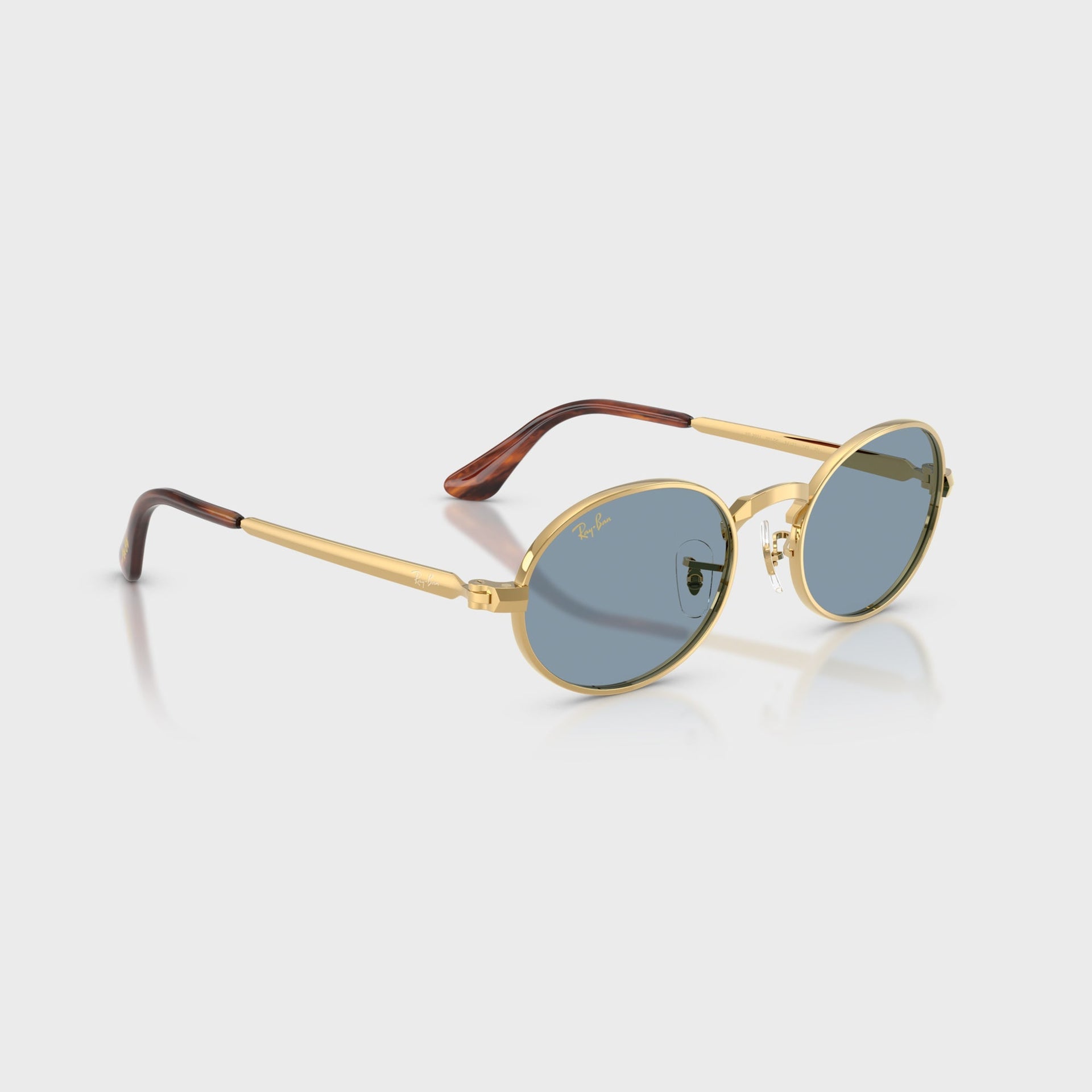 Ray Ban x A$AP ROCKY Bold Metal Sunglasses - Gold / Blue
