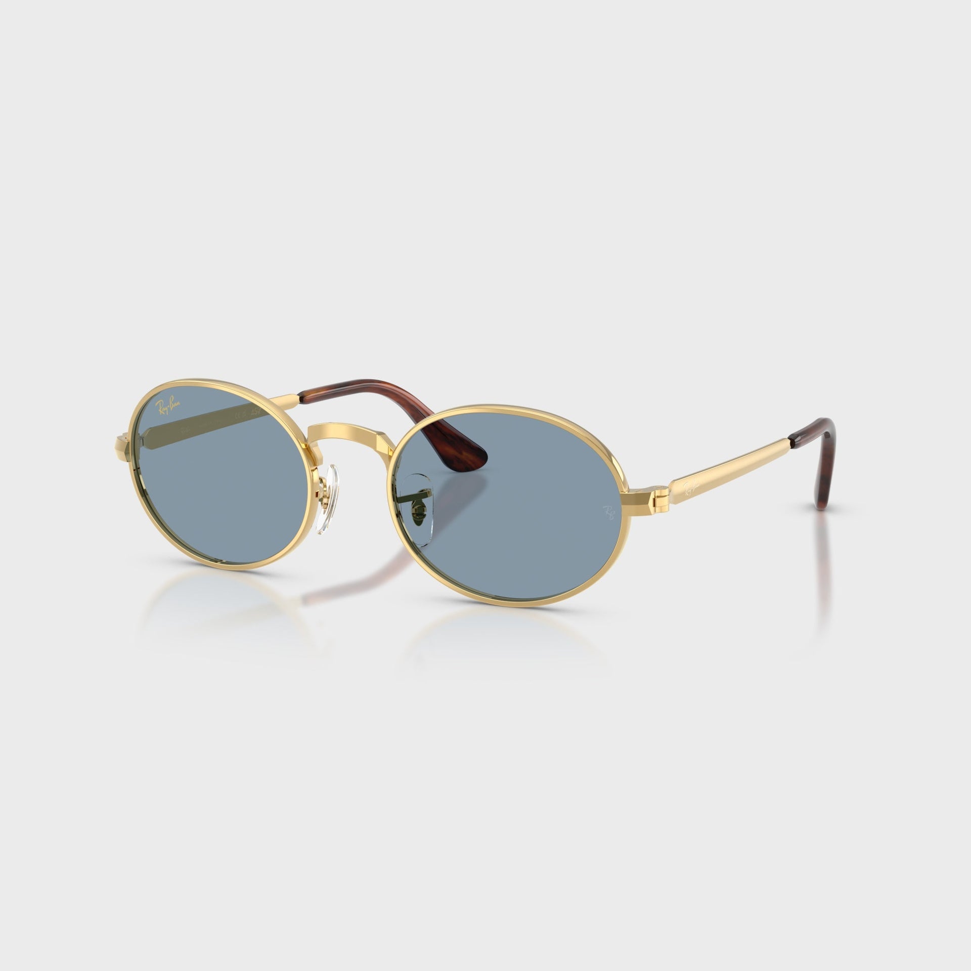 Ray Ban x A$AP ROCKY Bold Metal Sunglasses - Gold / Blue