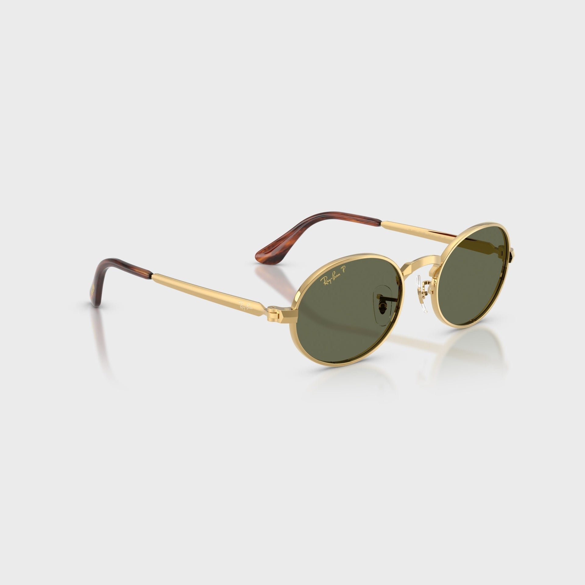 Ray Ban x A$AP ROCKY Bold Metal Sunglasses - Gold / Green