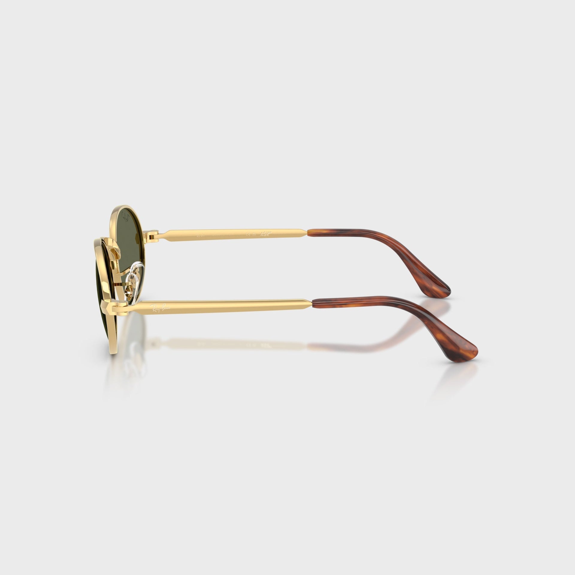 Ray Ban x A$AP ROCKY Bold Metal Sunglasses - Gold / Green