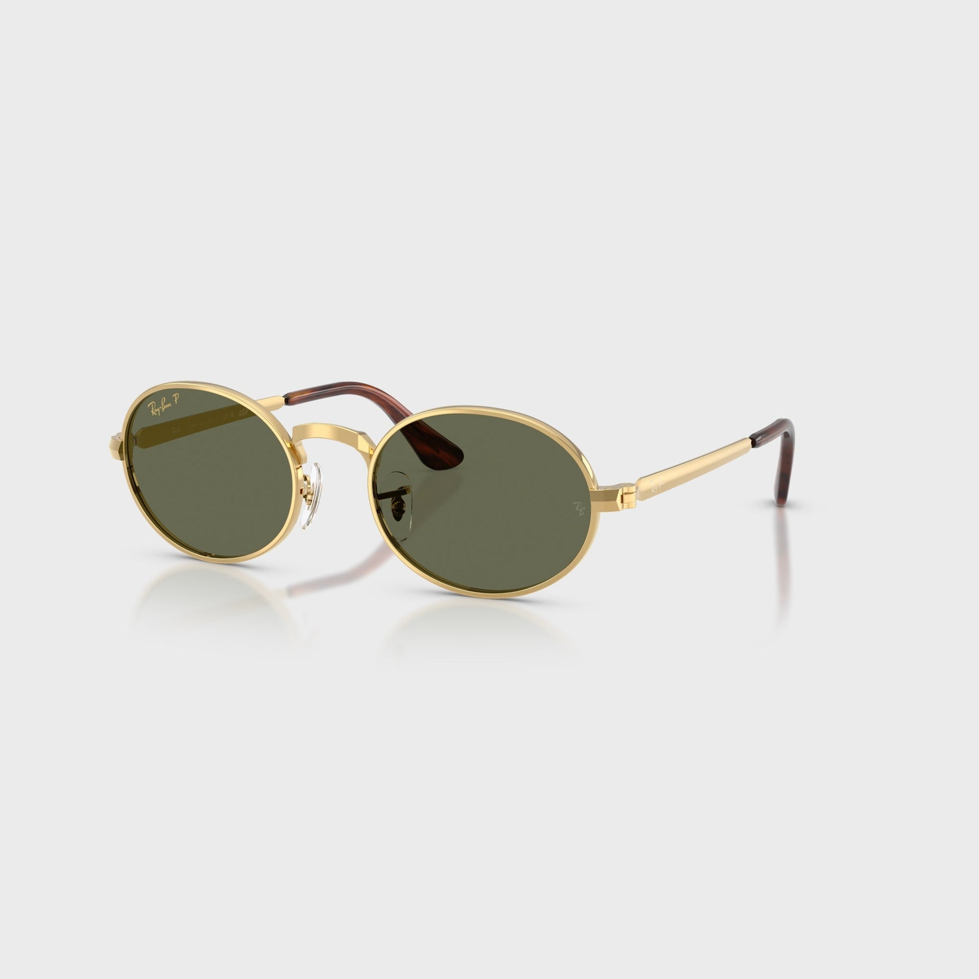 Ray Ban x A$AP ROCKY Bold Metal Sunglasses - Gold / Green