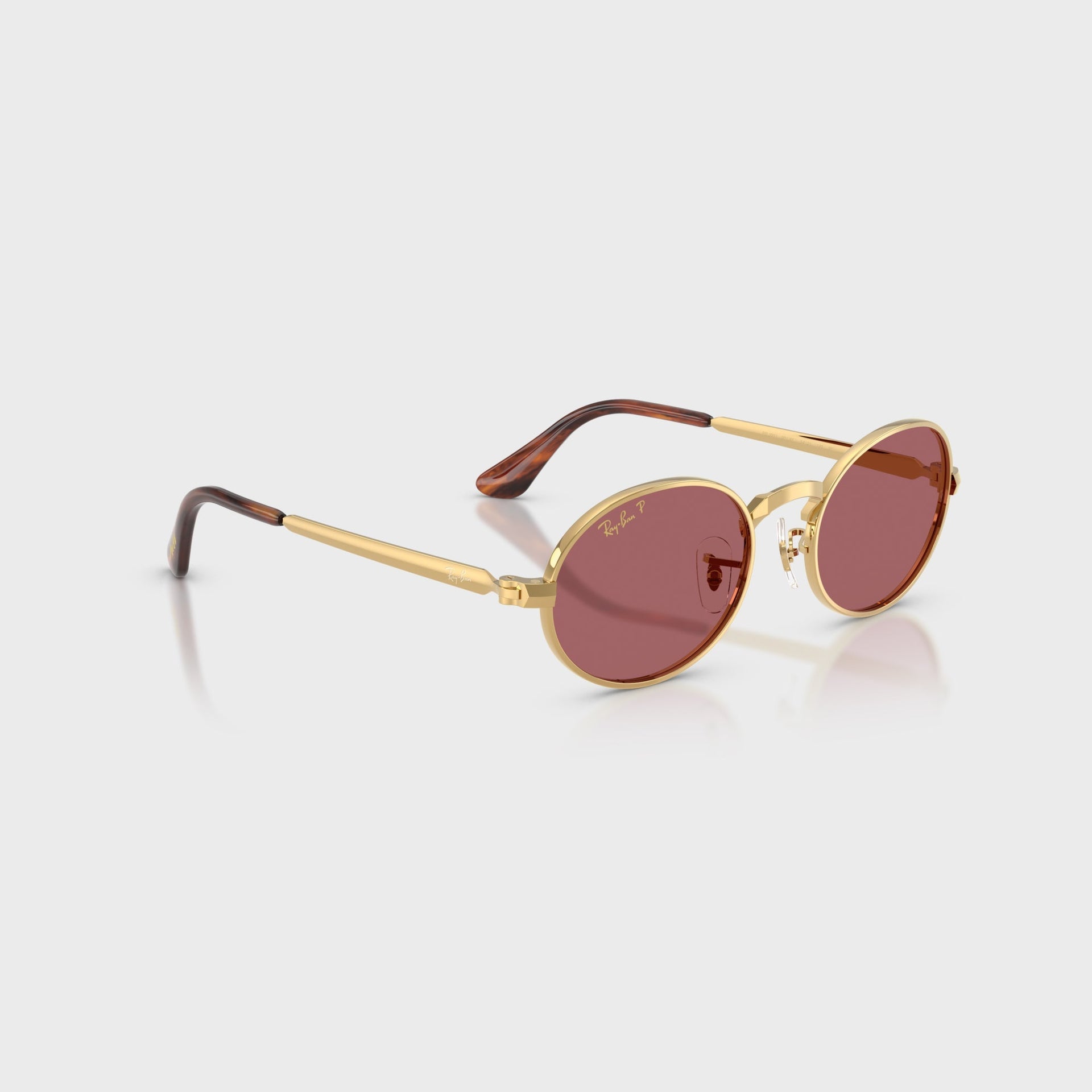 Ray Ban x A$AP ROCKY Bold Metal Sunglasses - Gold / Purple