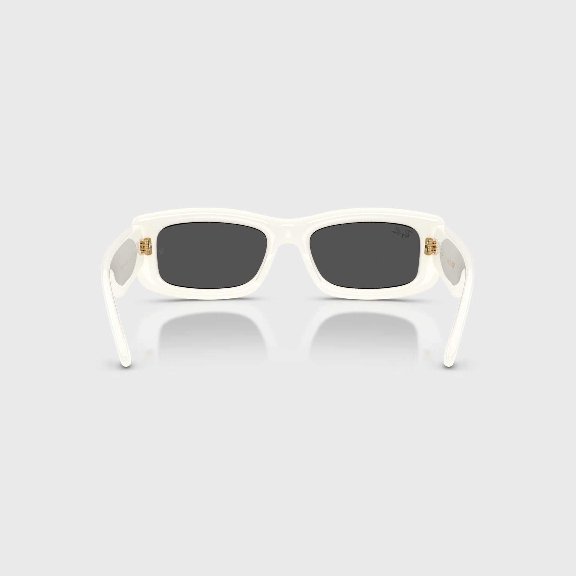 Ray Ban x A$AP Rocky Kiliane Puffer Sunglasses - White Frame / Dark Grey Lens