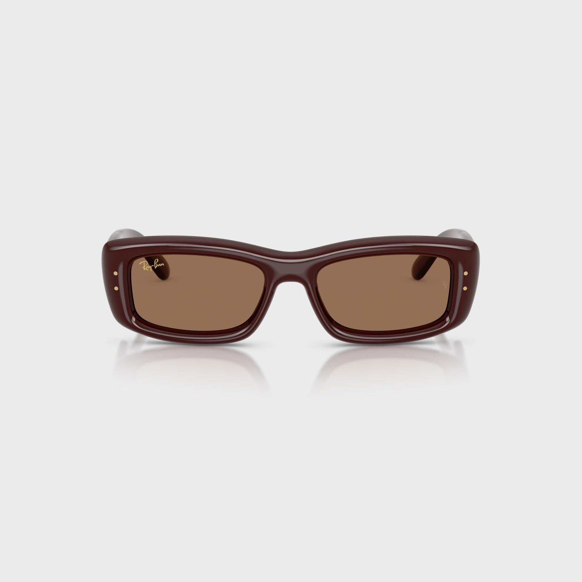 Ray Ban x A$AP Rocky Kiliane Puffer Sunglasses - Transparent Brown Frame / Brown Lens