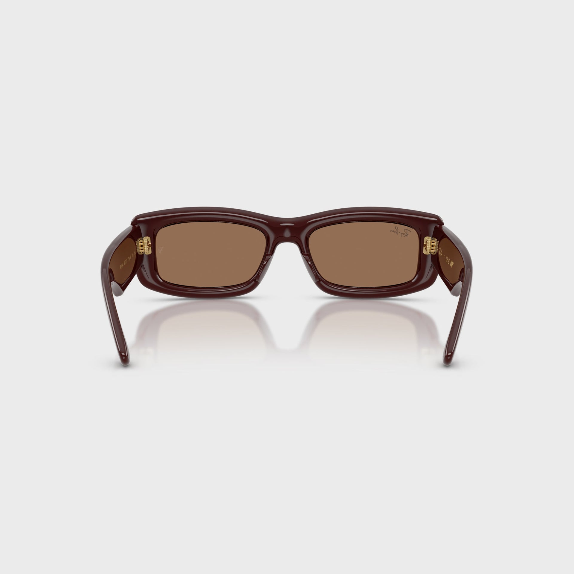 Ray Ban x A$AP Rocky Kiliane Puffer Sunglasses - Transparent Brown Frame / Brown Lens