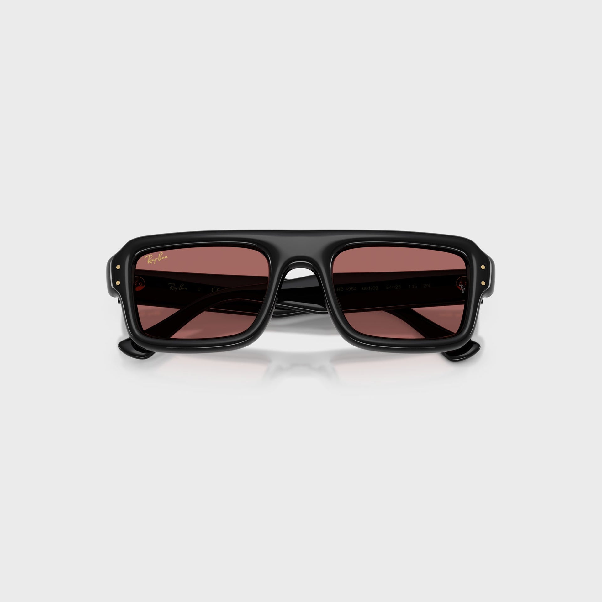 Ray Ban x A$AP Rocky Flacko Puffer Sunglasses - Black Frame / Violet Lens