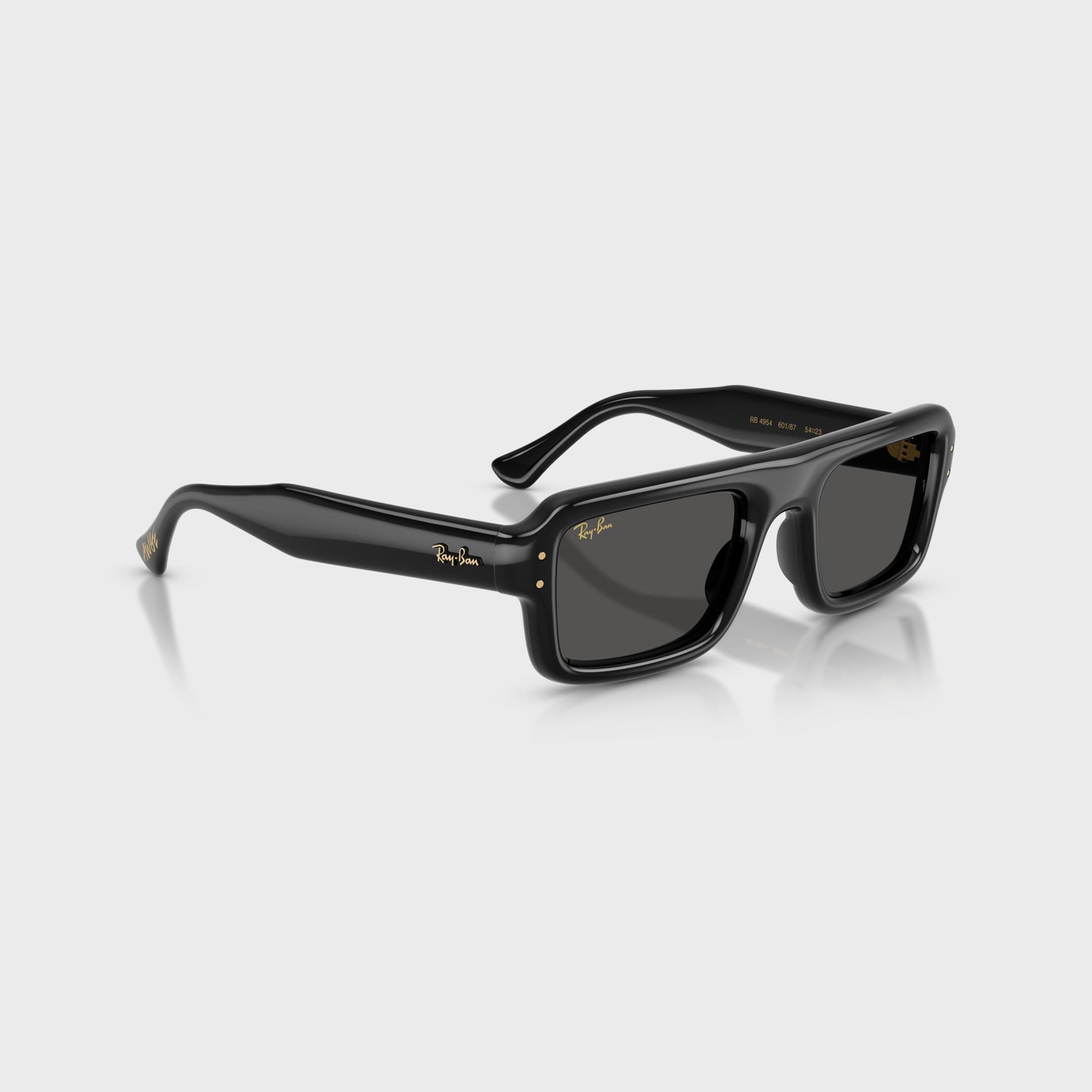 Ray Ban x A$AP Rocky Flacko Puffer Sunglasses - Black Frame / Dark Grey Lens