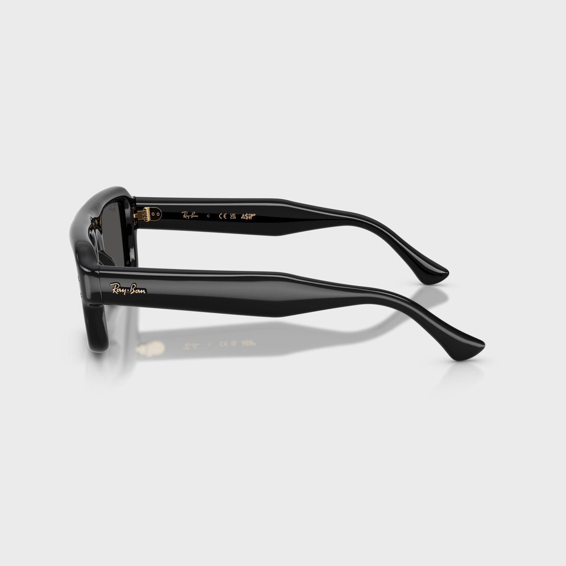 Ray Ban x A$AP Rocky Flacko Puffer Sunglasses - Black Frame / Dark Grey Lens