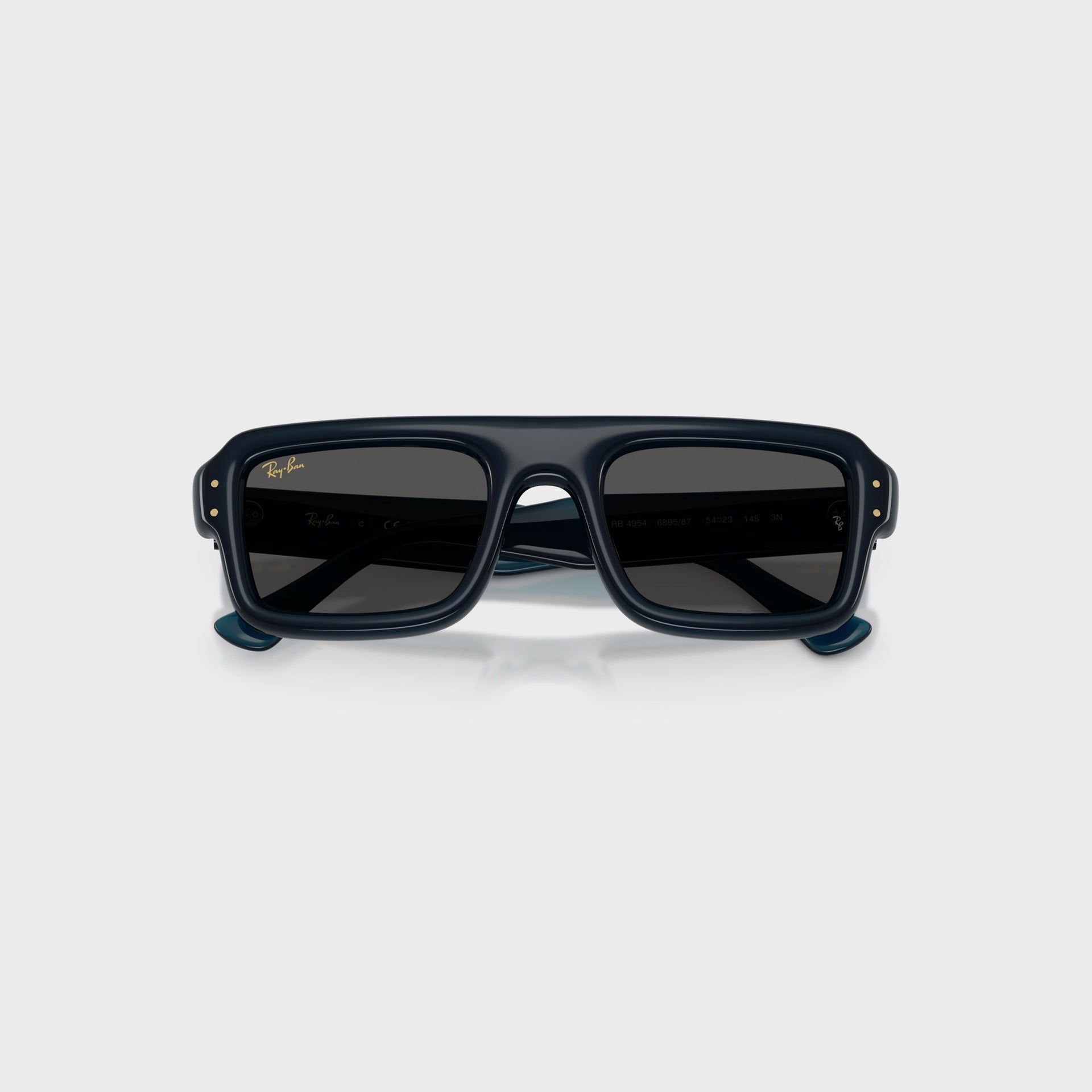 Ray Ban x A$AP Rocky Flacko Puffer Sunglasses - Transparent Blue Frame / Dark Grey Lens