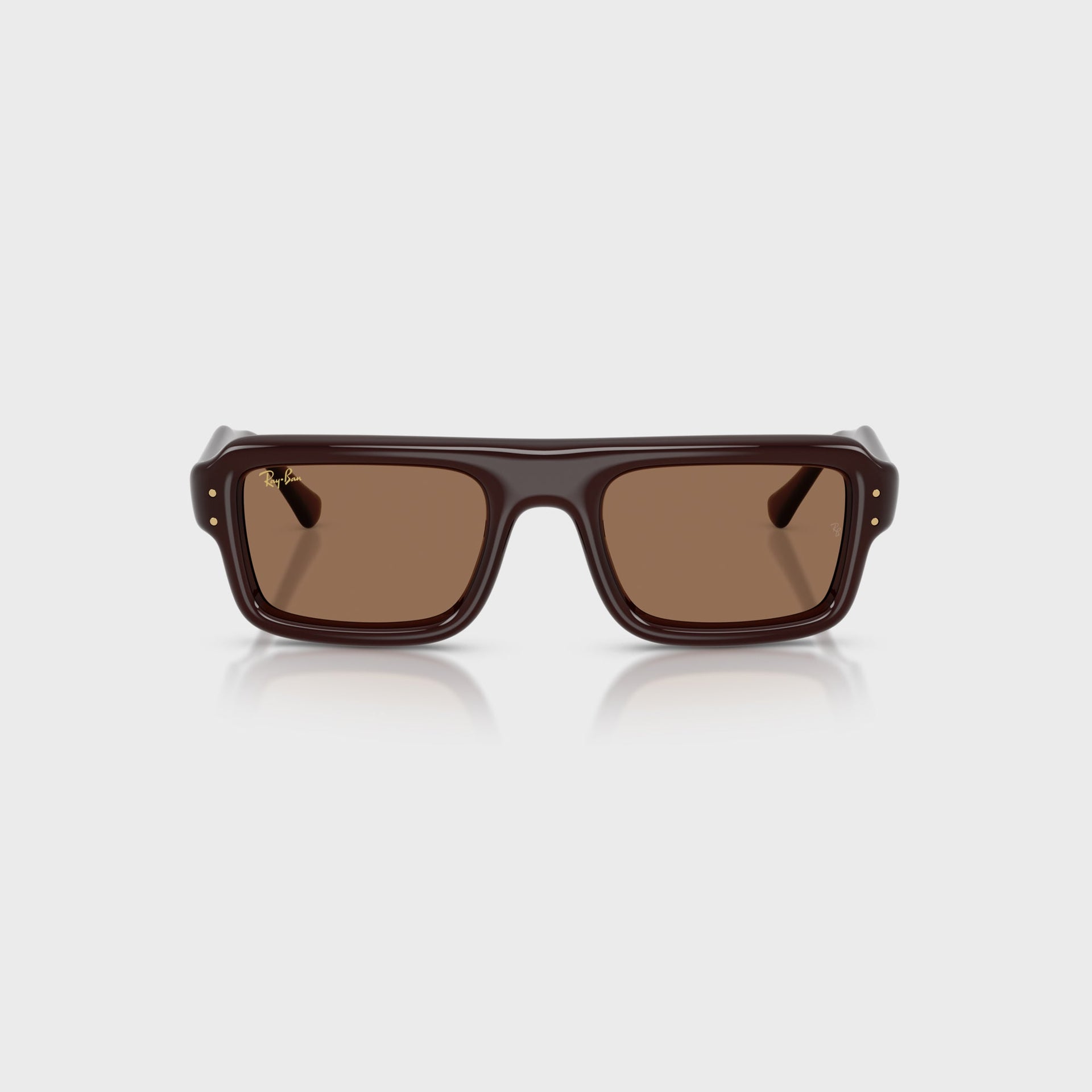 Ray Ban x A$AP Rocky Flacko Puffer Sunglasses - Transparent Brown Frame / Brown Lens