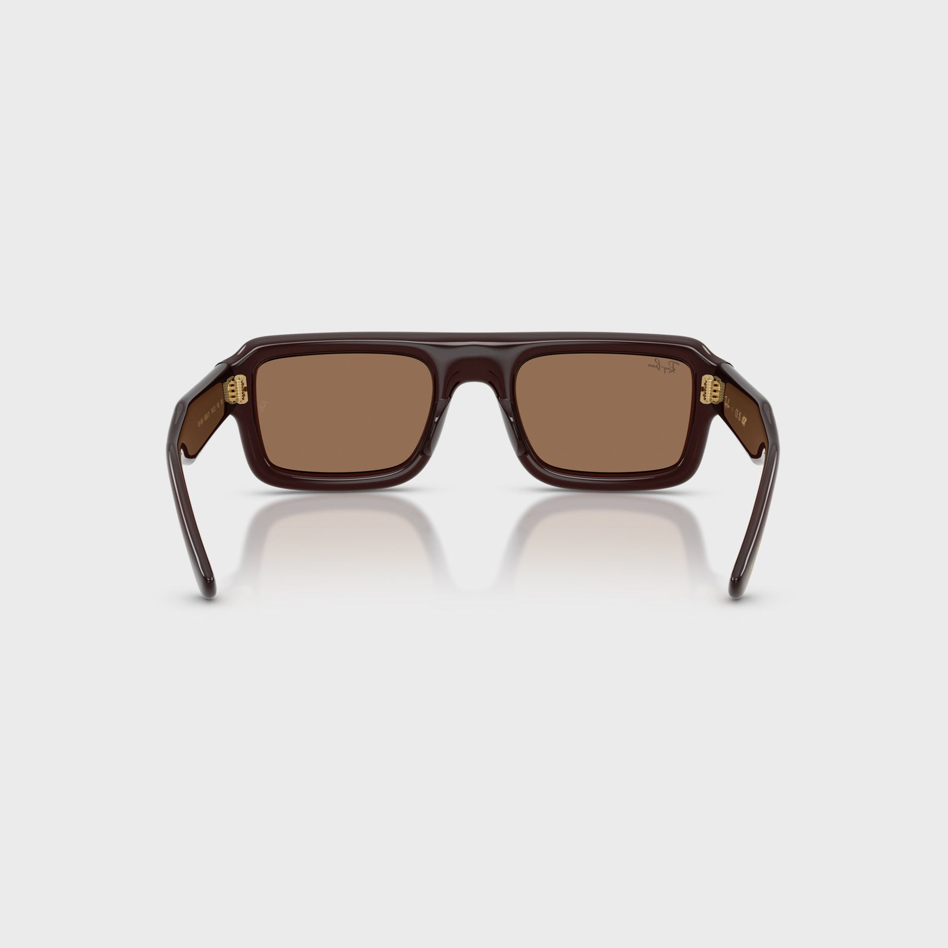 Ray Ban x A$AP Rocky Flacko Puffer Sunglasses - Transparent Brown Frame / Brown Lens
