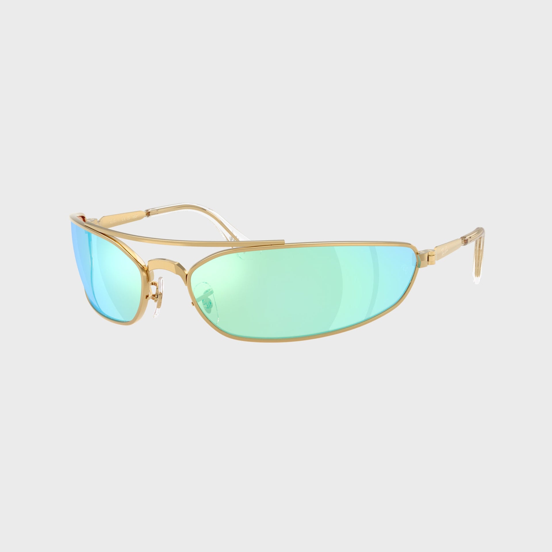 Ray Ban x A$AP ROCKY Pinnacle Metal Sunglasses - Gold / Blue