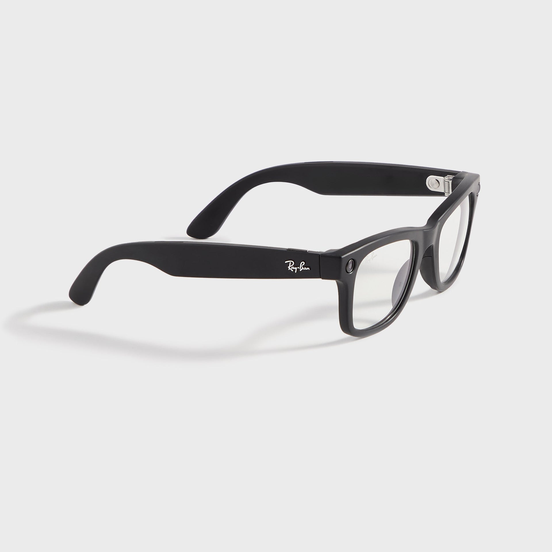 Ray-Ban Meta Wayfarer Sunglasses - Matte Black / Clear