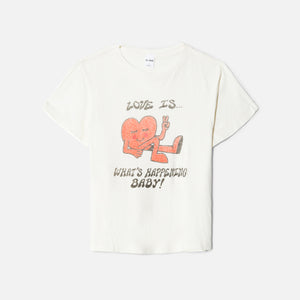 ReDone Classic What's Happening Tee - Vintage White