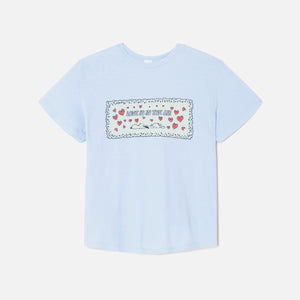 ReDone Classic Snoopy Love Tee - Baby Blue