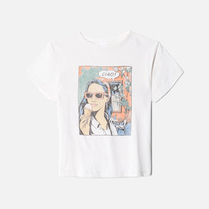ReDone Classic Tee Ciao - Vintage White