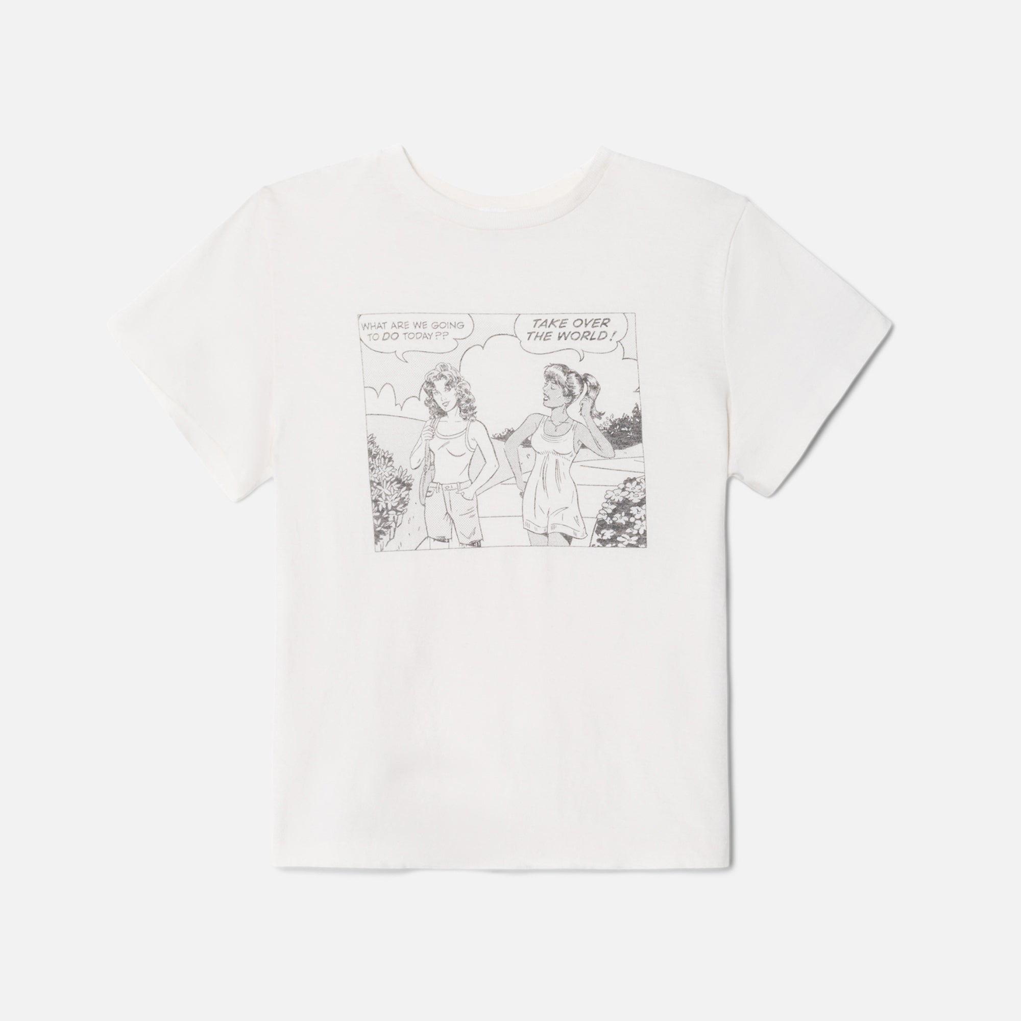 ReDone Classic Tee Girl Power Vintage White – AspennigeriaShops