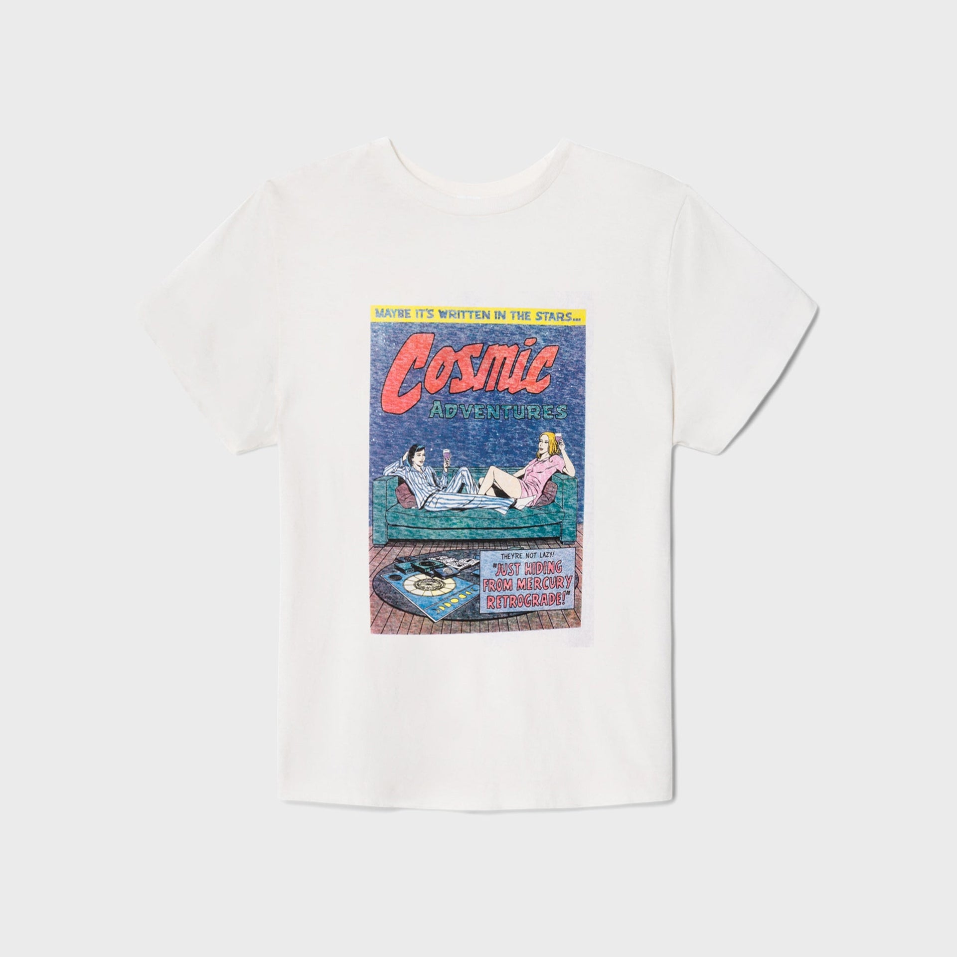 ReDone Classic Tee Retrograde in Vintage White