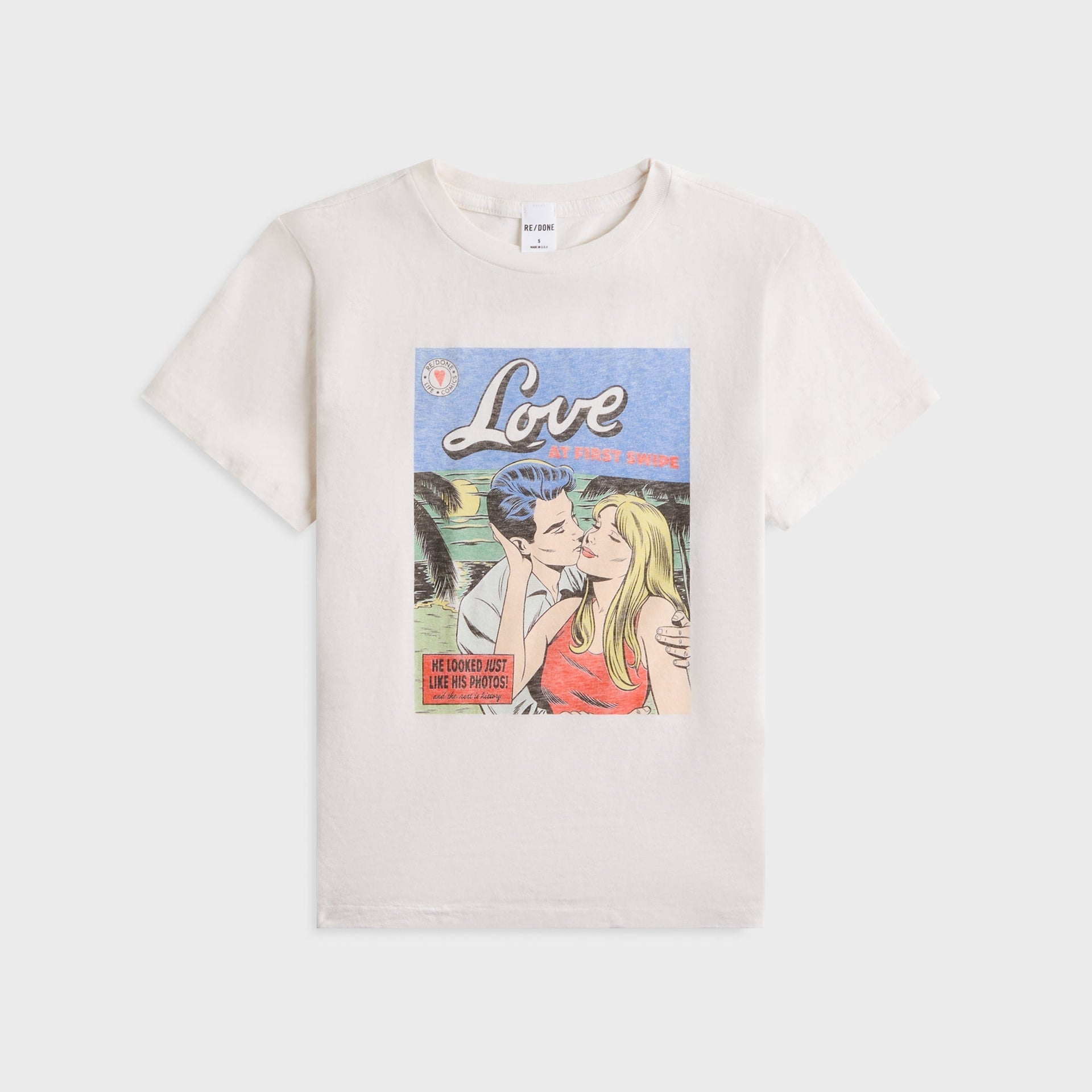 ReDone Classic Tee Swipe - Vintage White