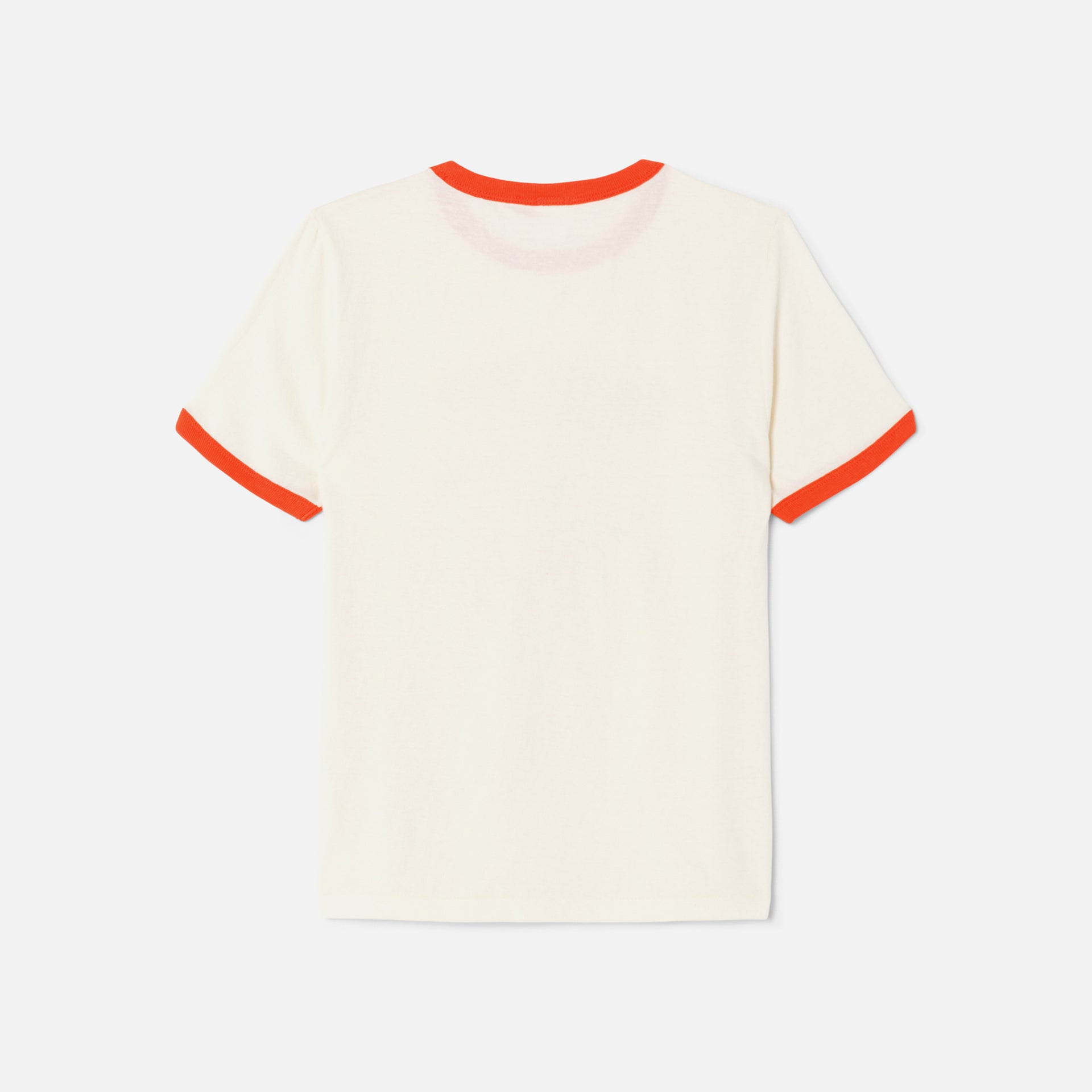 ReDone Ringer Tee Enjoy The Ride - Vintage Ivory