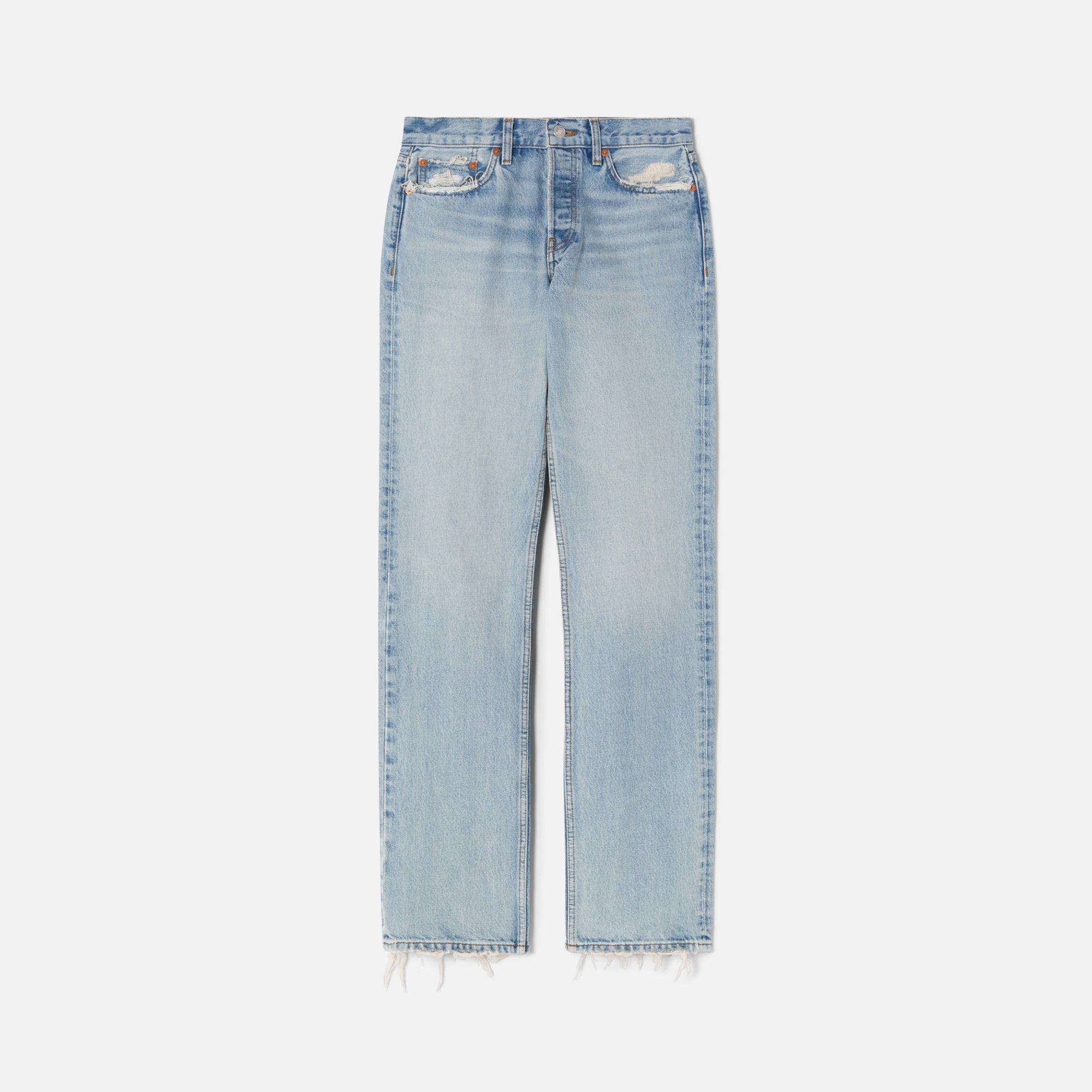 KITH Women’s High Rise hotsell Straight Jeans