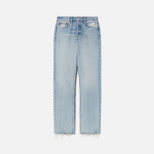Re/Done Easy Straight Jean - Ripped Tide