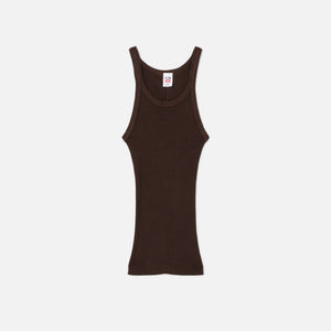 Re/Done Ribbed Tank - Cocoa