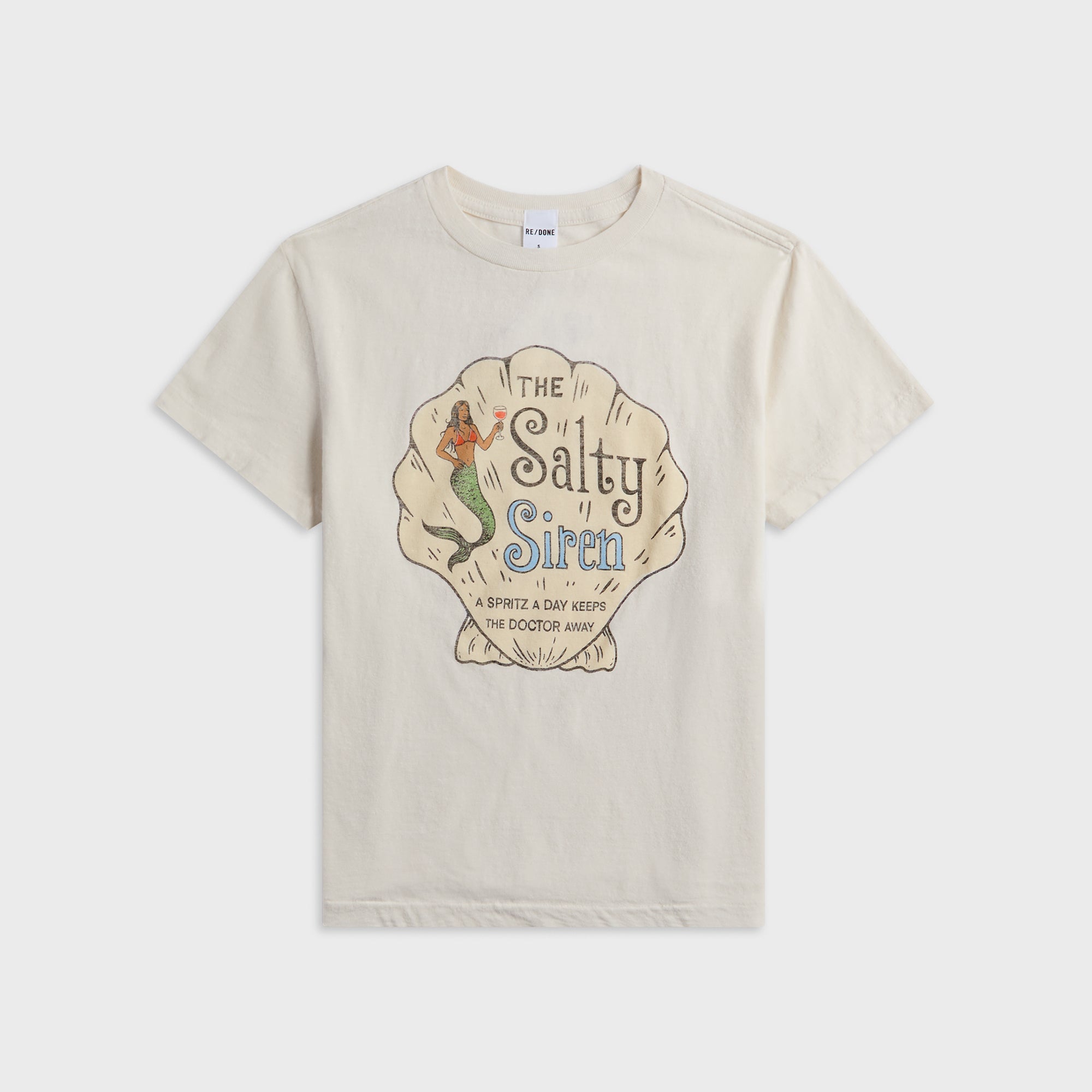 ReDone Classic Salty Siren Tee - Vintage White – Kith