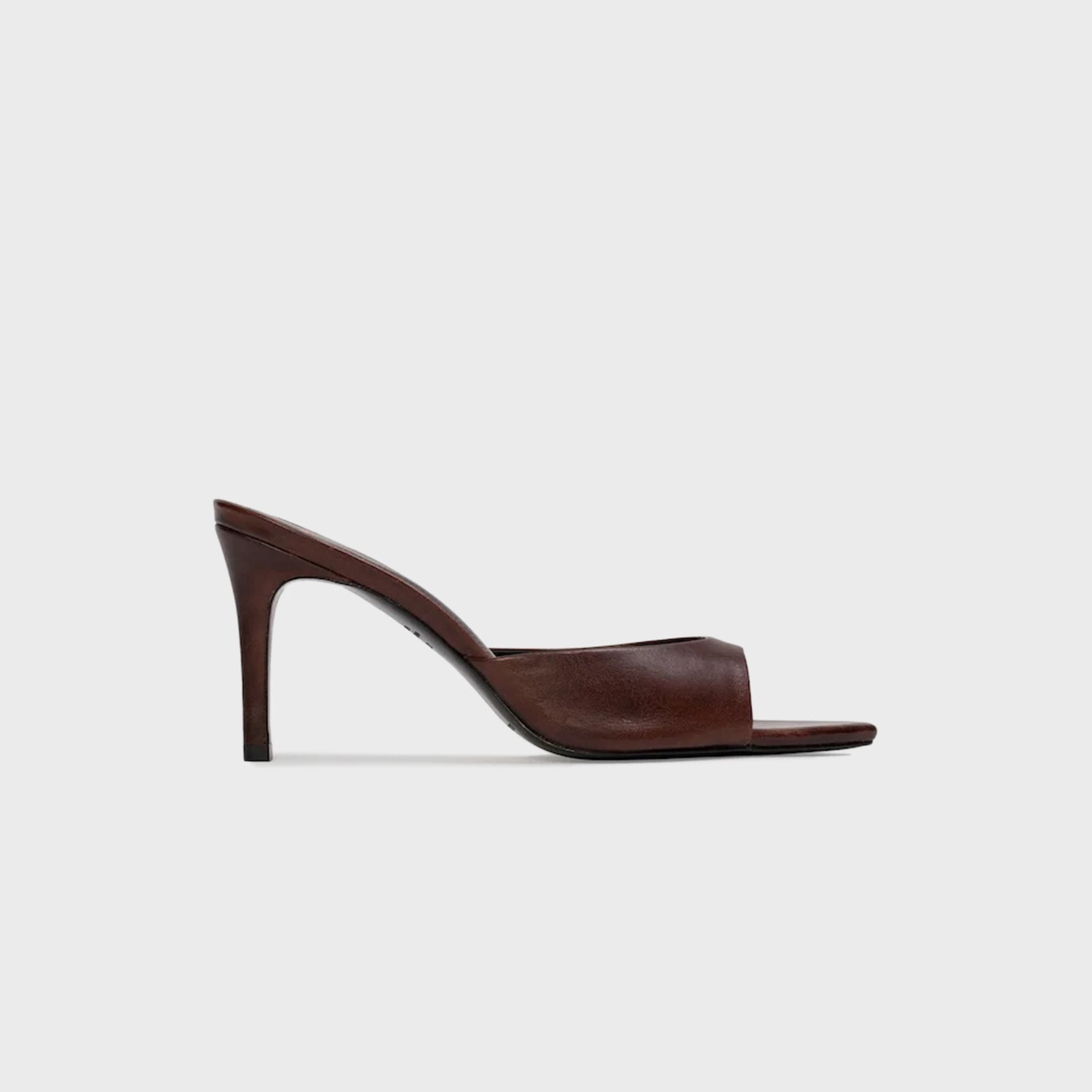 Black Suede Studio Brea 80 - Black Coffee Leather