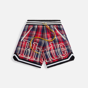 Men's Knit Basketball Shorts - Blue/White / XS | mnml