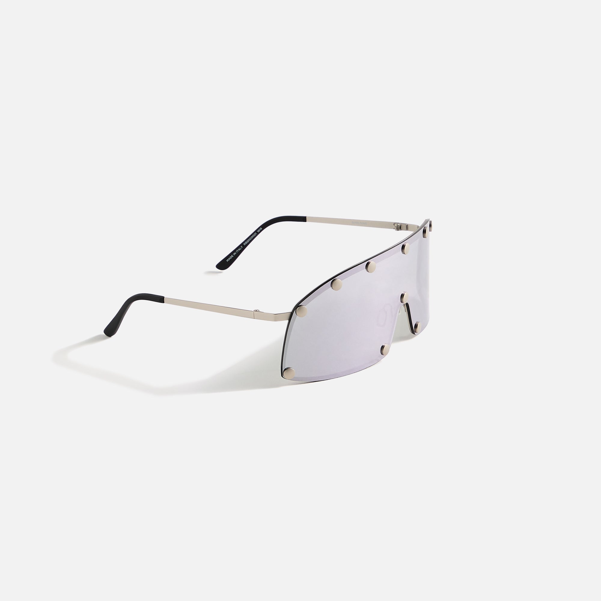 Rick Owens SHIELDING SUNGLASSES BLK TEMPLE / BLK LENSシール  