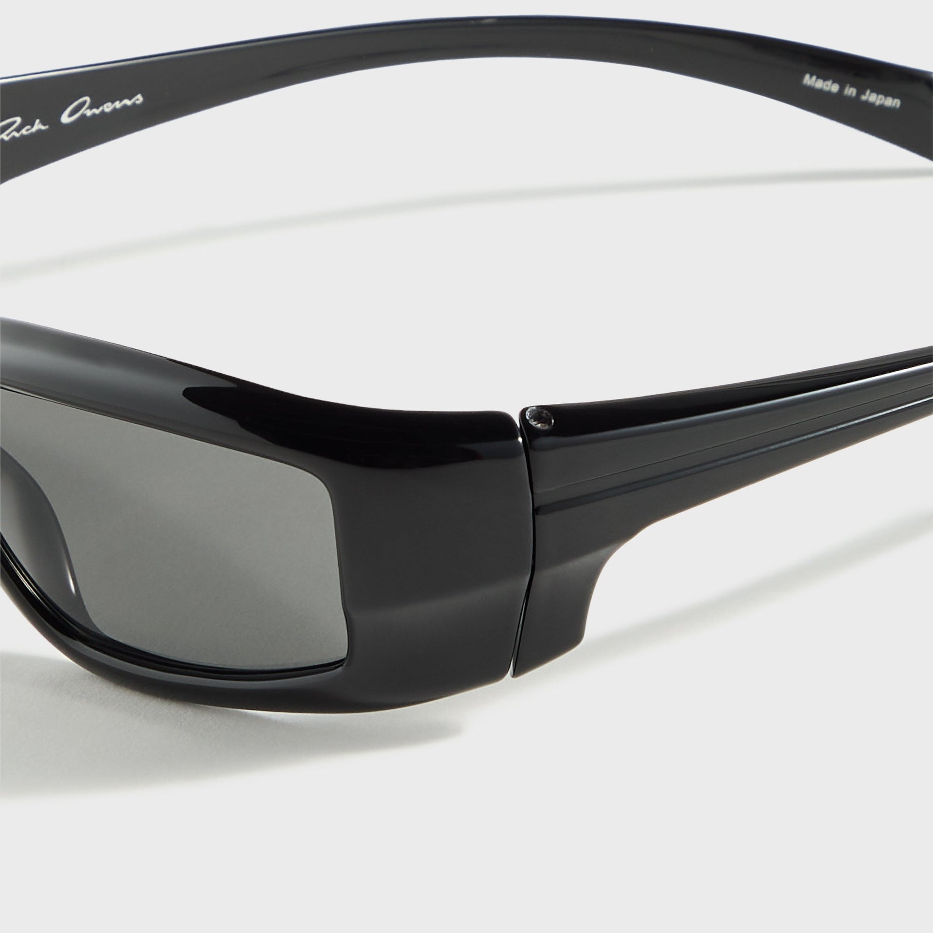 Rick Owens Sunglasses in Black Temple / Black Lens