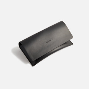 Rick Owens Shield Sunglasses - Black Temple / Black Lens